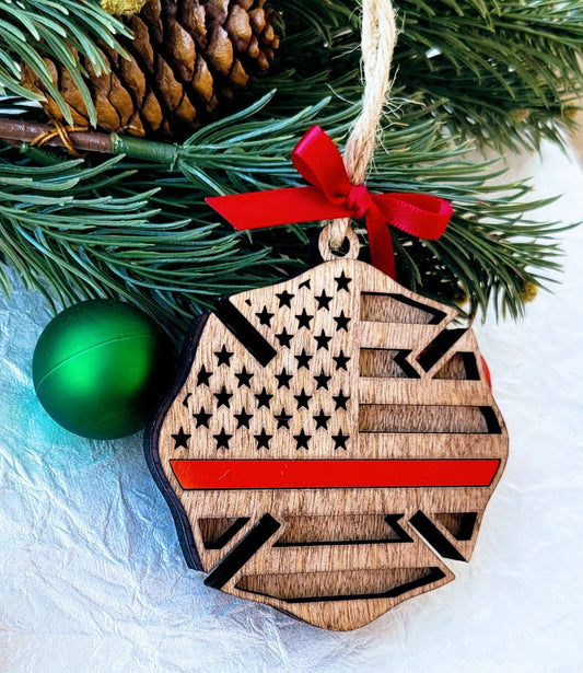 Firefighter Christmas Ornament