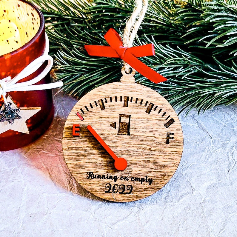 Funny Gas Prices Christmas Ornament