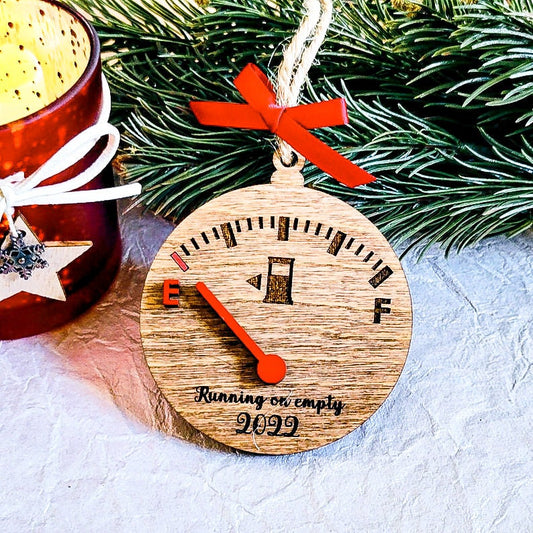 Funny Gas Prices Christmas Ornament