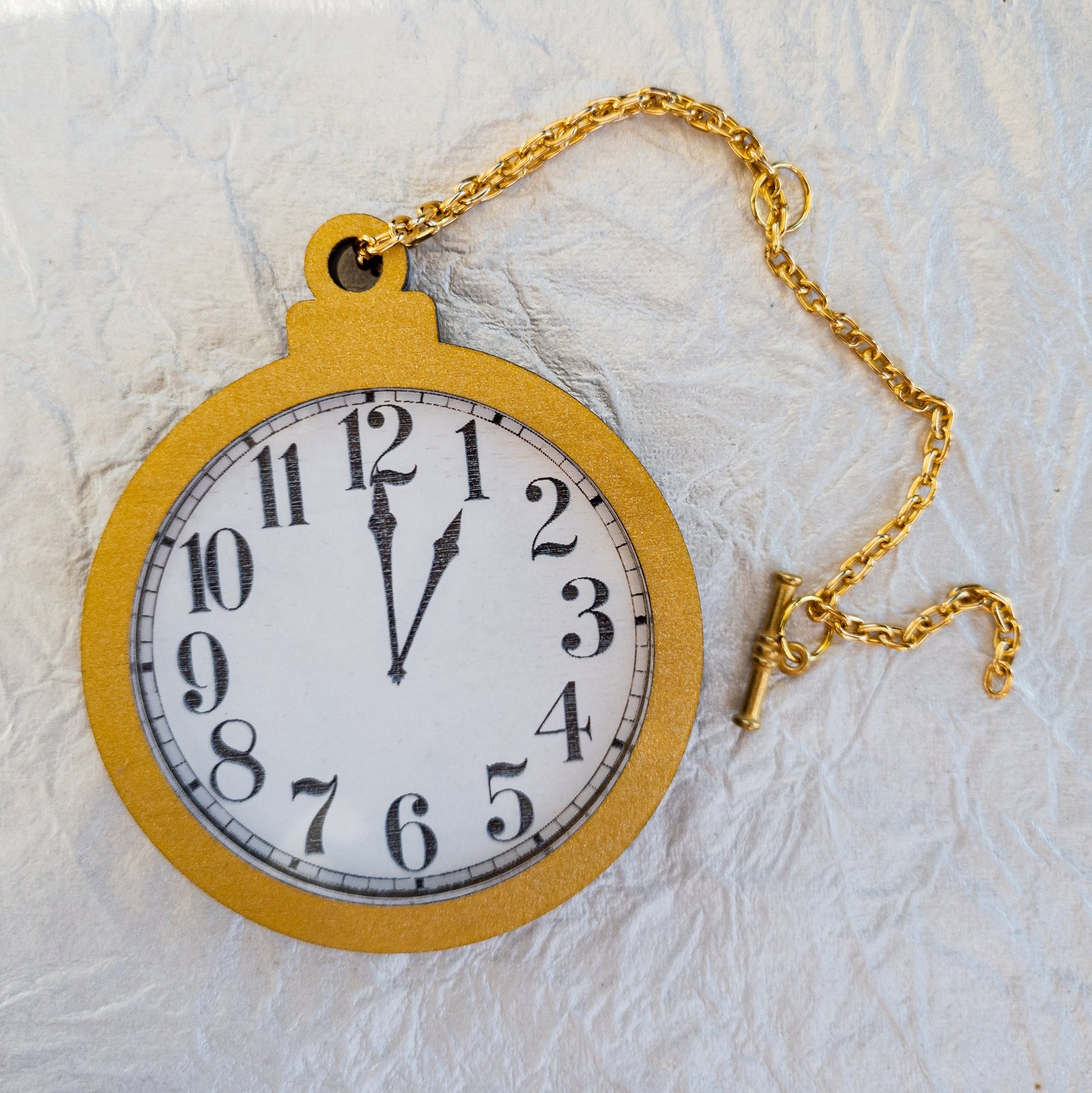 Time Spent Pocket Watch Christmas Ornament