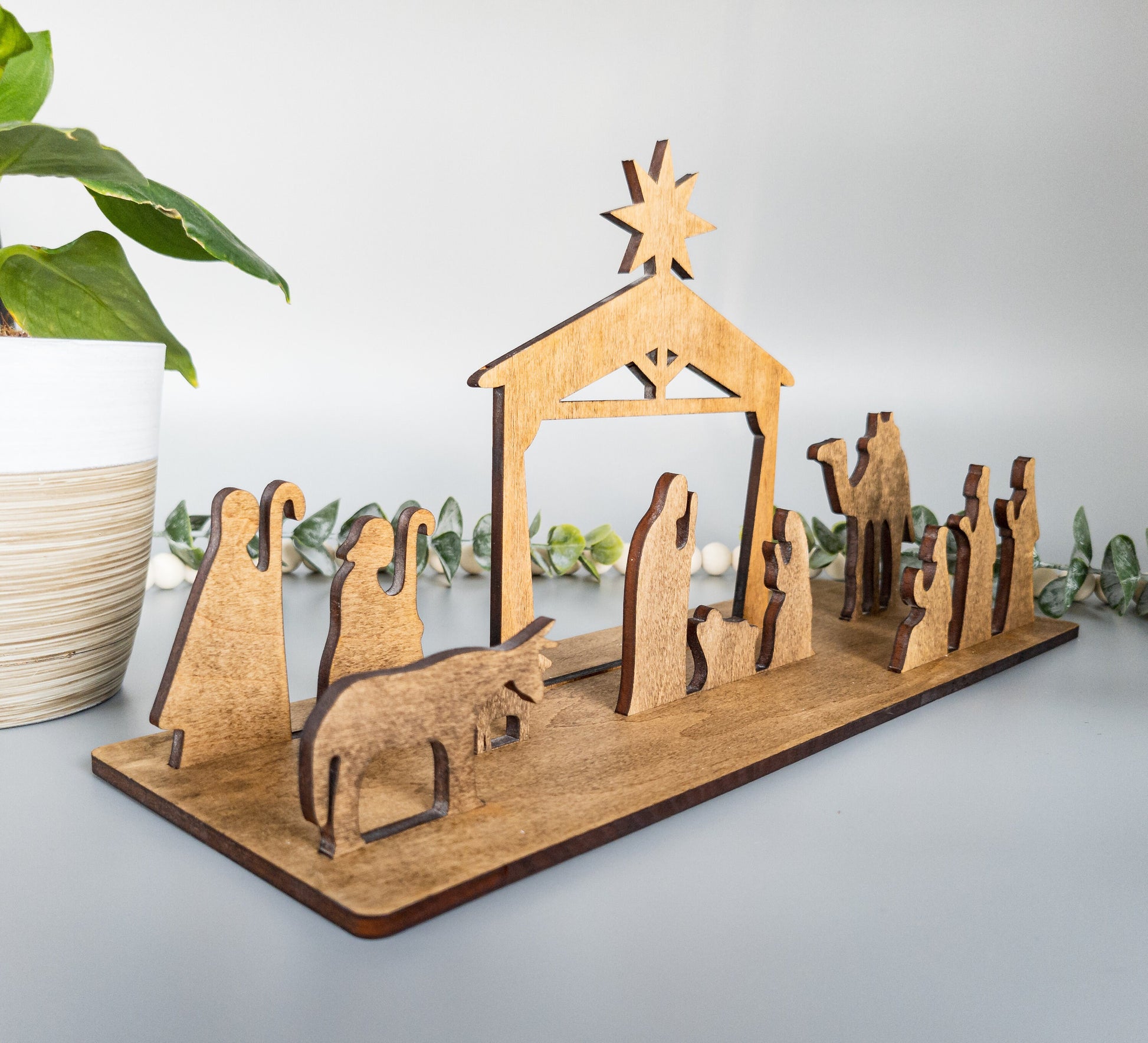 Minimalist Nativity Scene
