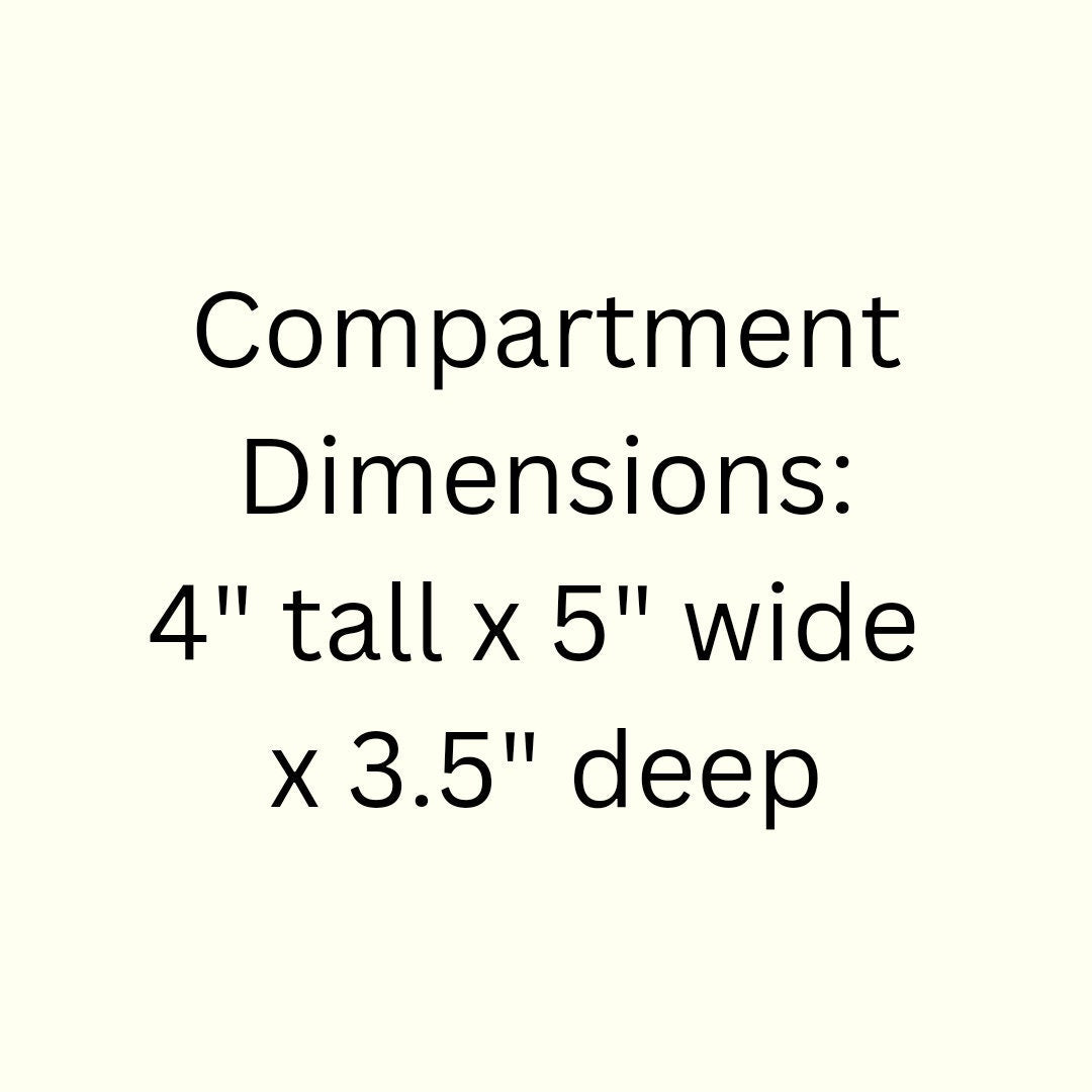 16 Compartment Wooden Display Shelf - 4x5 - Trinket Shelf - Curio Cabinet