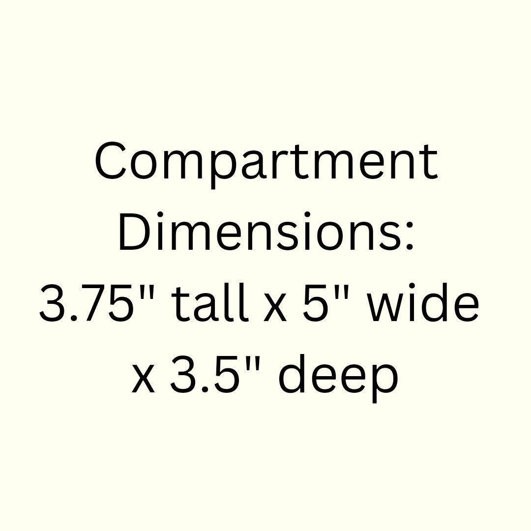 12 Compartment Wooden Display Shelf 3.75"x5"