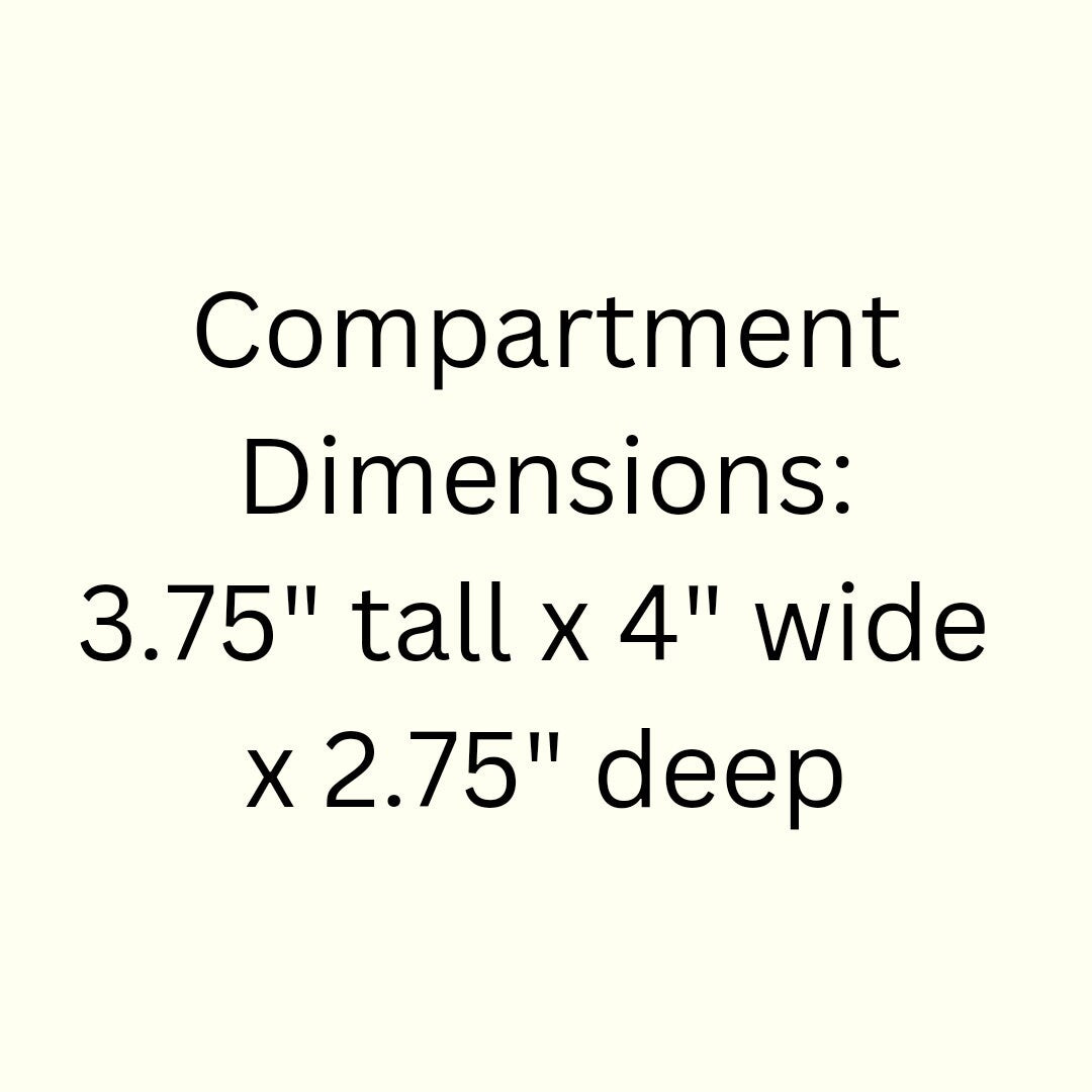 20 Compartment Wooden Display Shelf 3.75"x4"