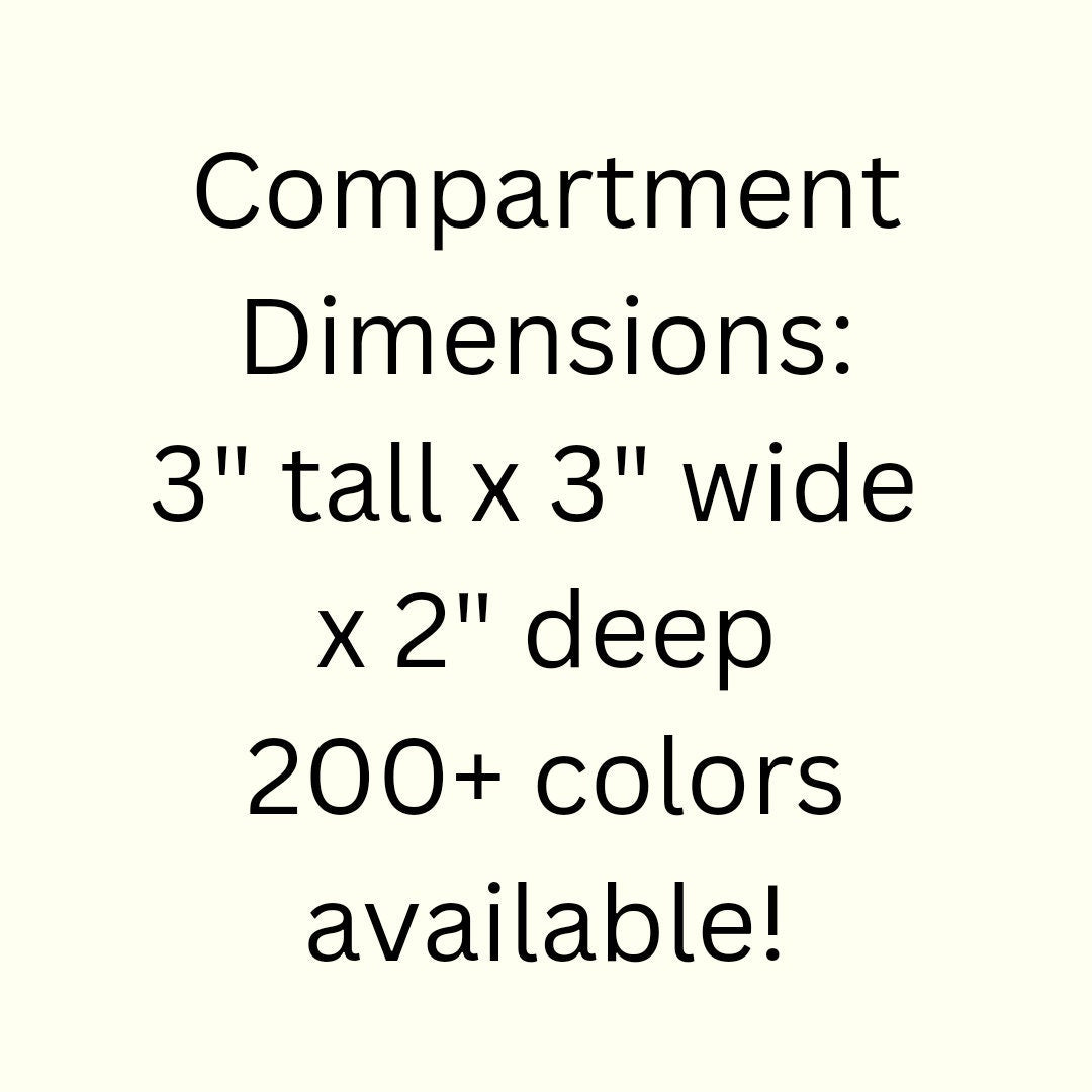 42 Compartment Wooden Display Shelf - 3x3 - Trinket Shelf - Curio Cabinet