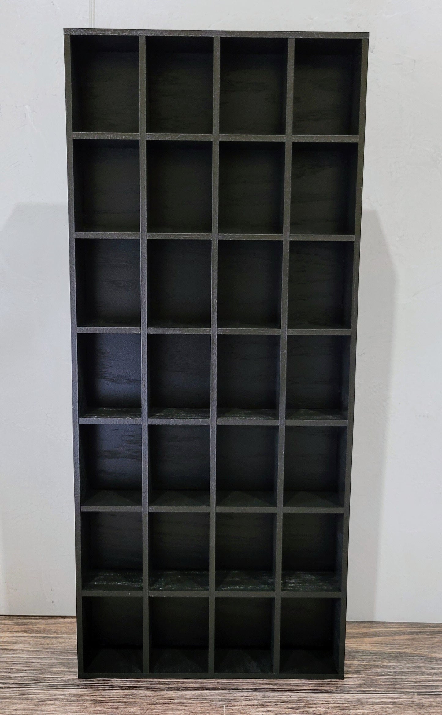 28 Compartment Wooden Display Shelf 2"x3"