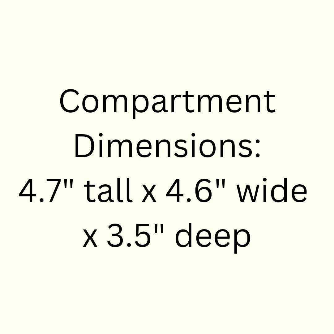 16 Compartment Wooden Display Shelf 4.7"x4.6"