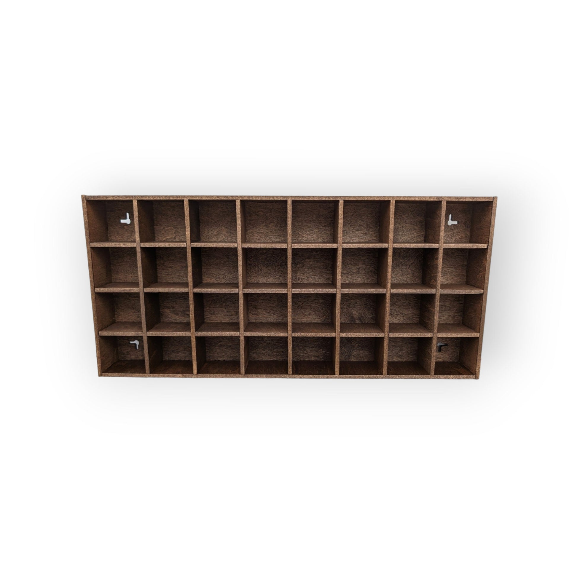 32 Compartment Wooden Display Shelf 2"x2.2"