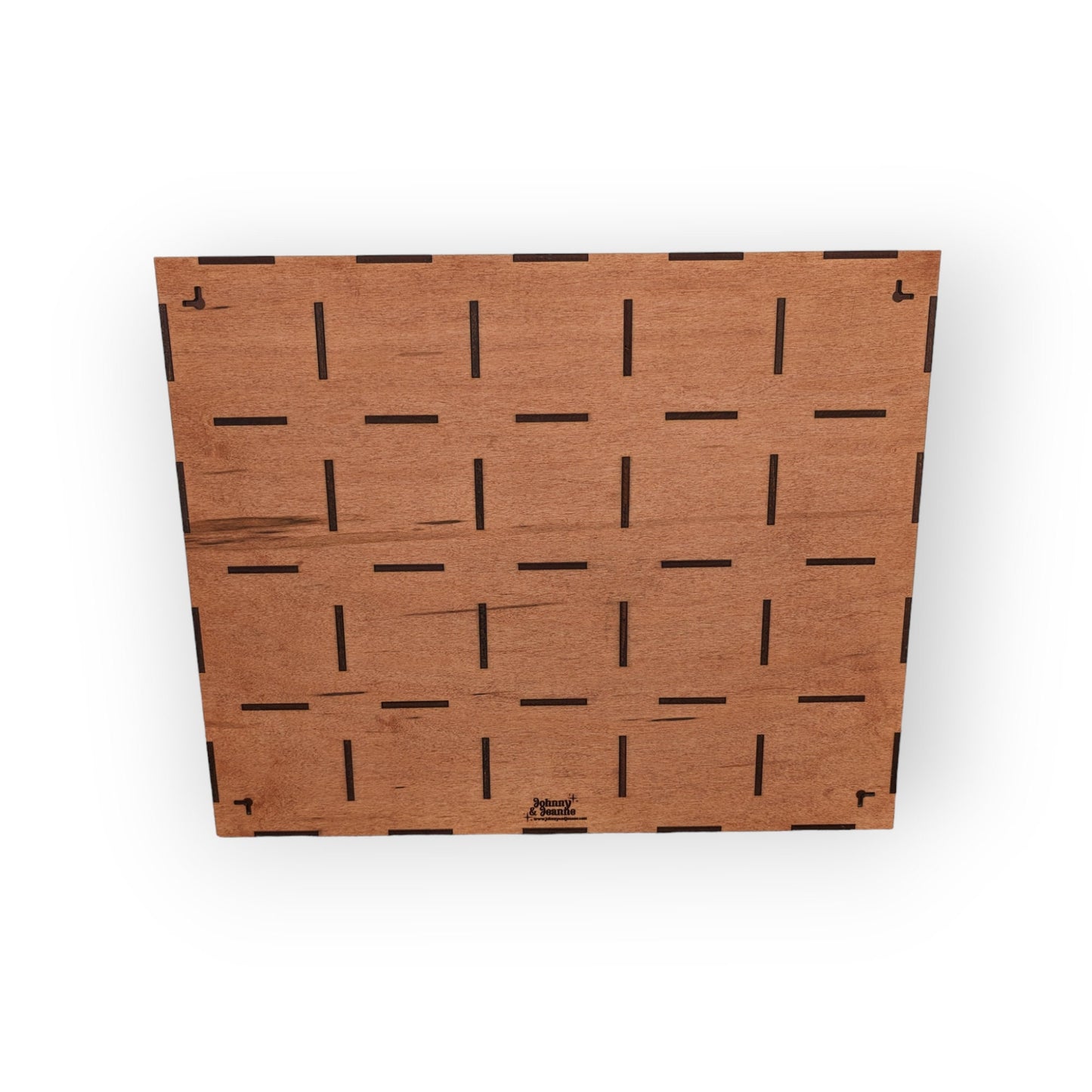 20 Compartment Wooden Display Shelf - 4x4 - Trinket Shelf - Curio Cabinet