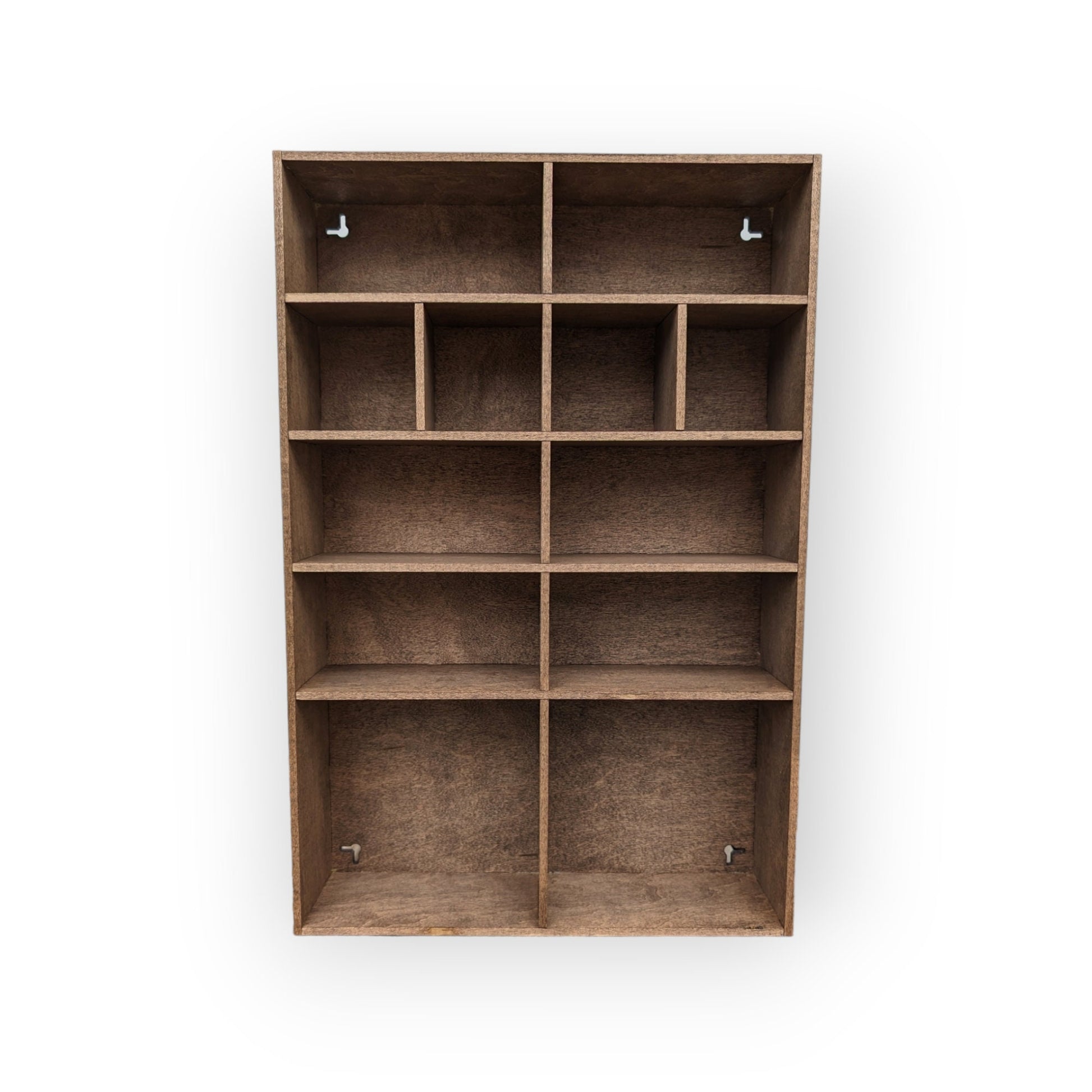 Shadow Box Wooden Display Shelf - Wall Cubby Shelf - Multiple Compartment Sizes - #9 - Trinket Shelf - Curio Cabinet