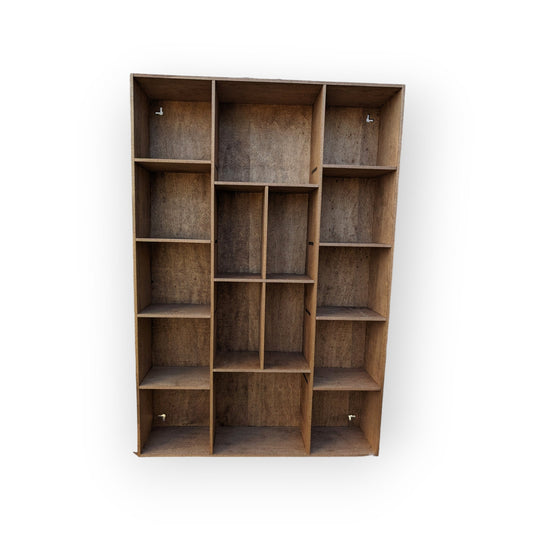 Shadow Box Wooden Display Shelf - Wall Cubby Shelf - Multiple Compartment Sizes - #10 - Trinket Shelf - Curio Cabinet