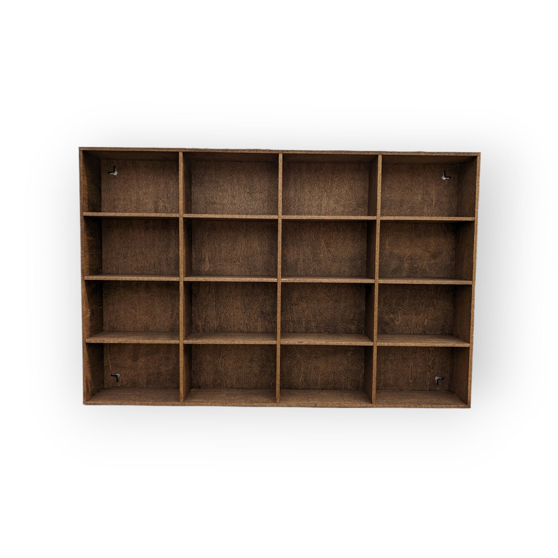 16 Compartment Wooden Display Shelf 5.5"x3.5"