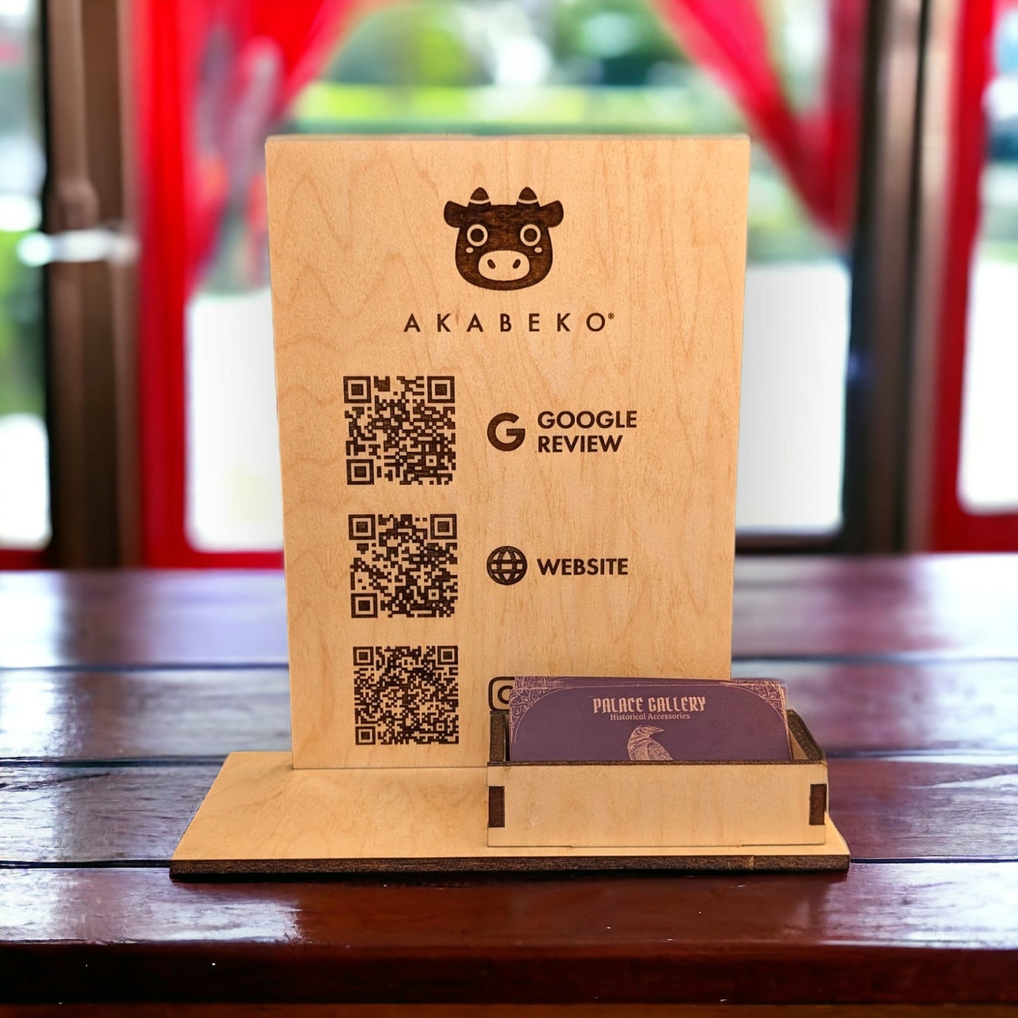 Custom Multi QR Code Stand - QR Code Checkout Sign - Scan Here QR Code Sign - qr code sign