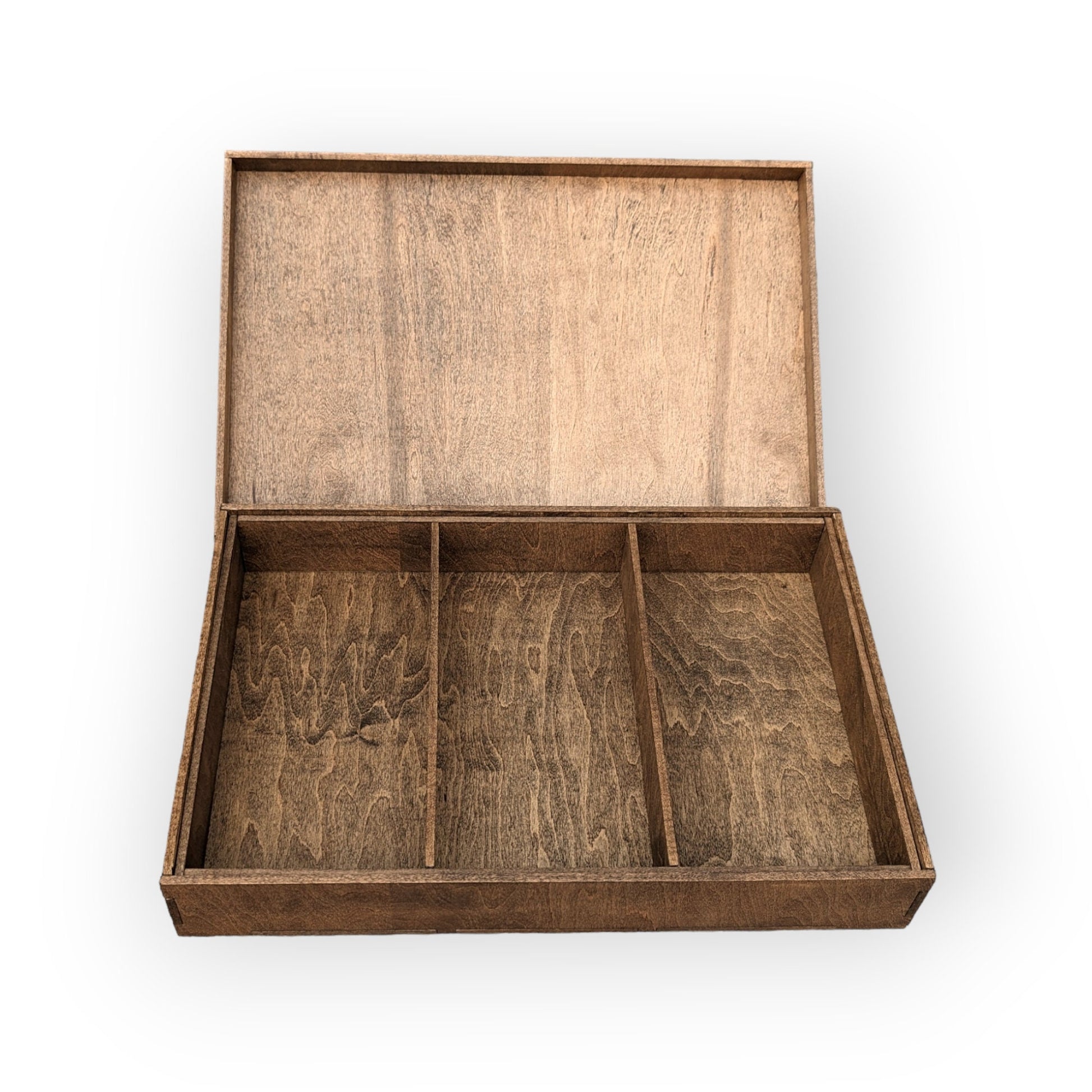 Custom Compartment Wooden Display Box