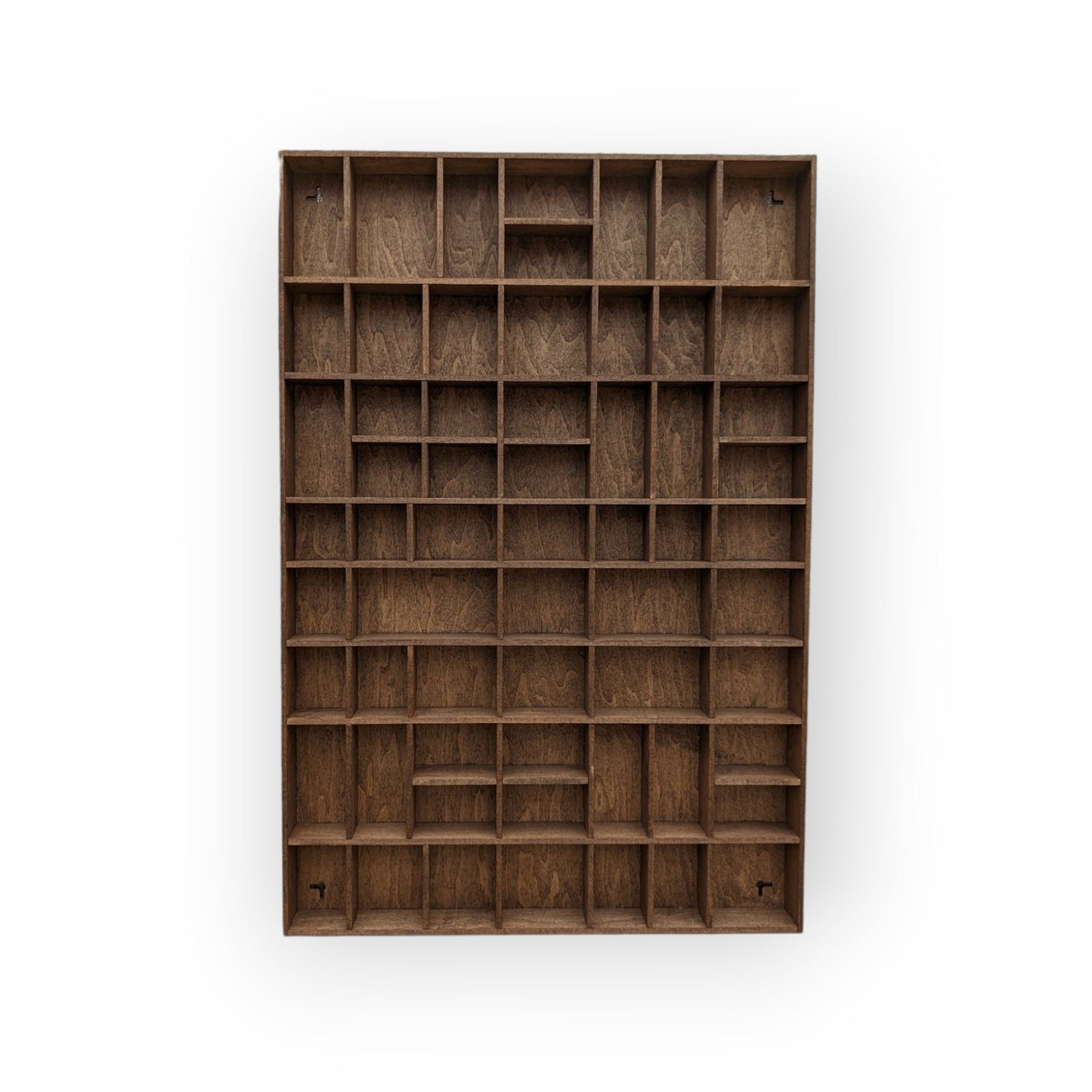 Shadow Box Wooden Display Shelf - Wall Cubby Shelf - Multiple Compartment Sizes - #12 - Trinket Shelf - Curio Cabinet