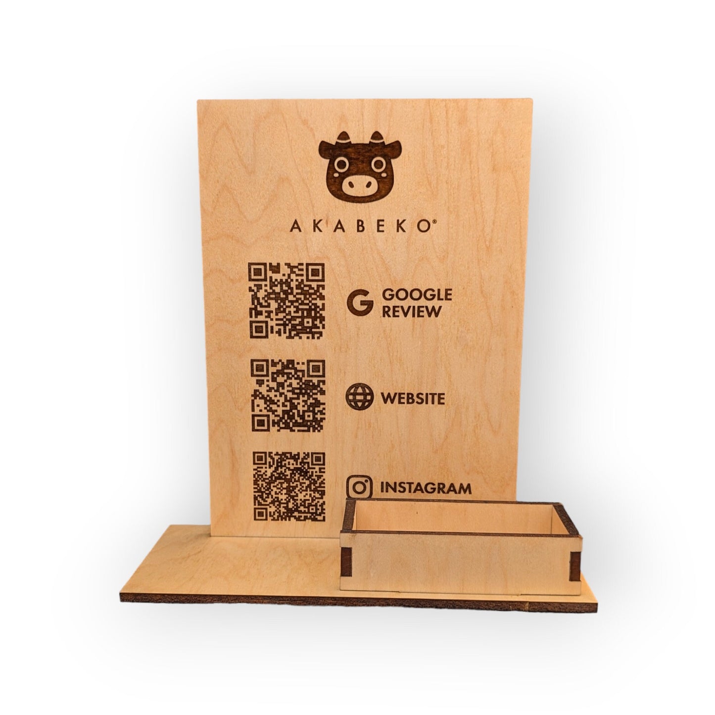 Custom Multi QR Code Stand - QR Code Checkout Sign - Scan Here QR Code Sign - qr code sign