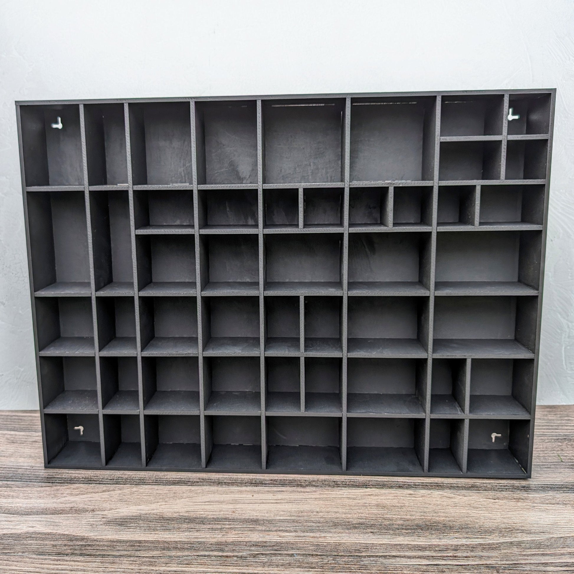 Shadow Box Wooden Display Shelf - Wall Cubby Shelf - Multiple Compartment Sizes - #2 - Trinket Shelf - Curio Cabinet