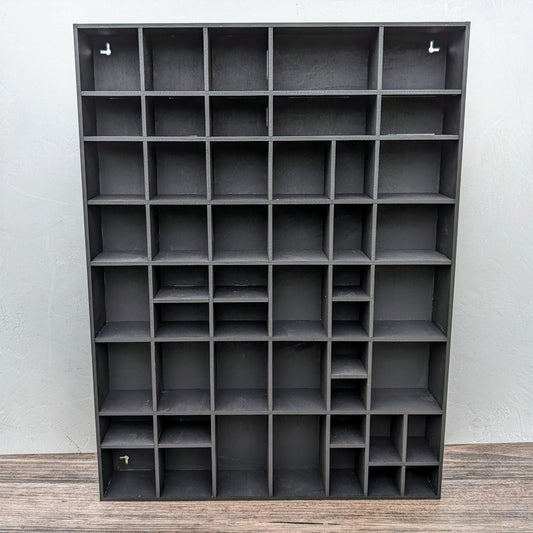 Shadow Box Wooden Display Shelf - Wall Cubby Shelf - Multiple Compartment Sizes - #2 - Trinket Shelf - Curio Cabinet