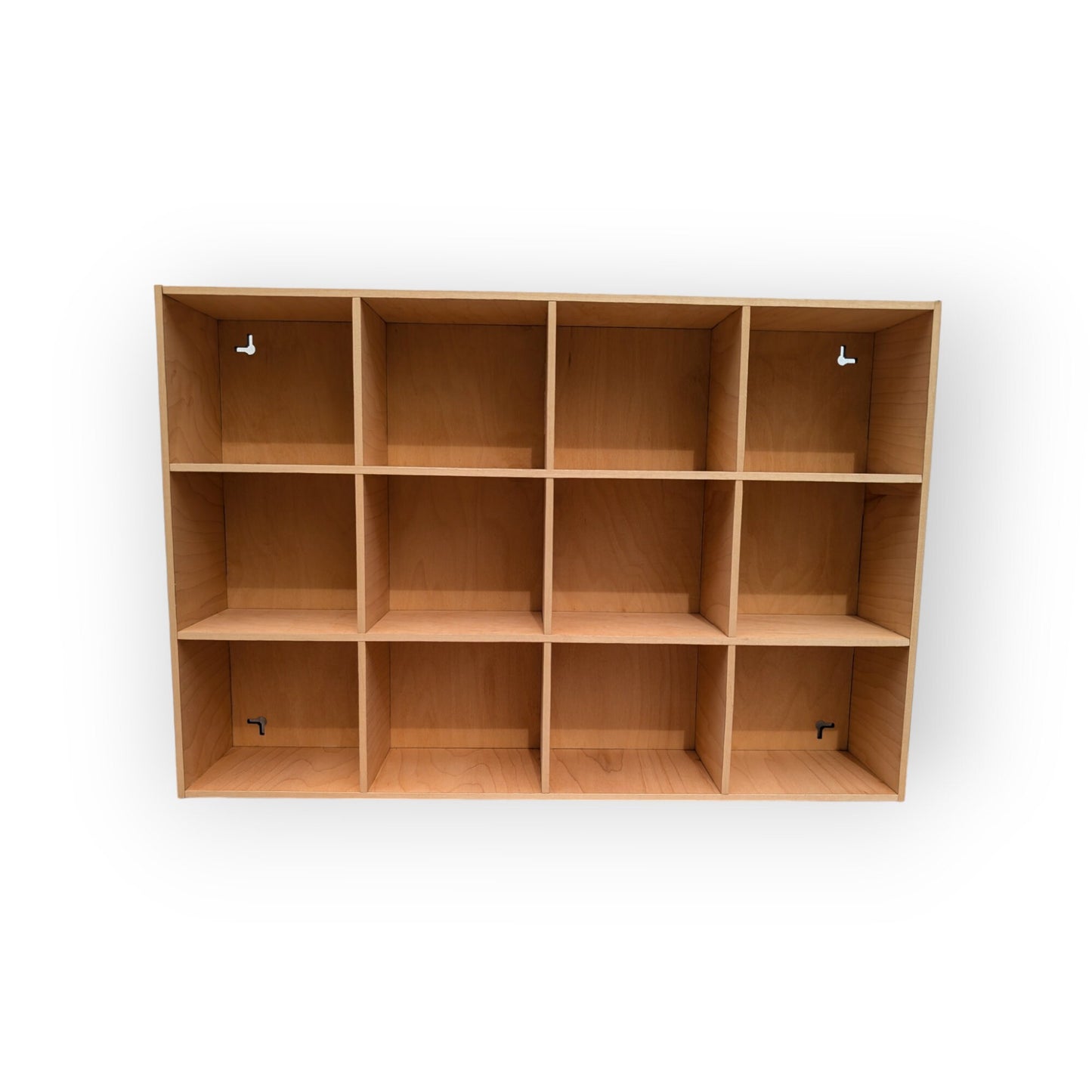 12 Compartment Wooden Display Shelf 4"x4.5"