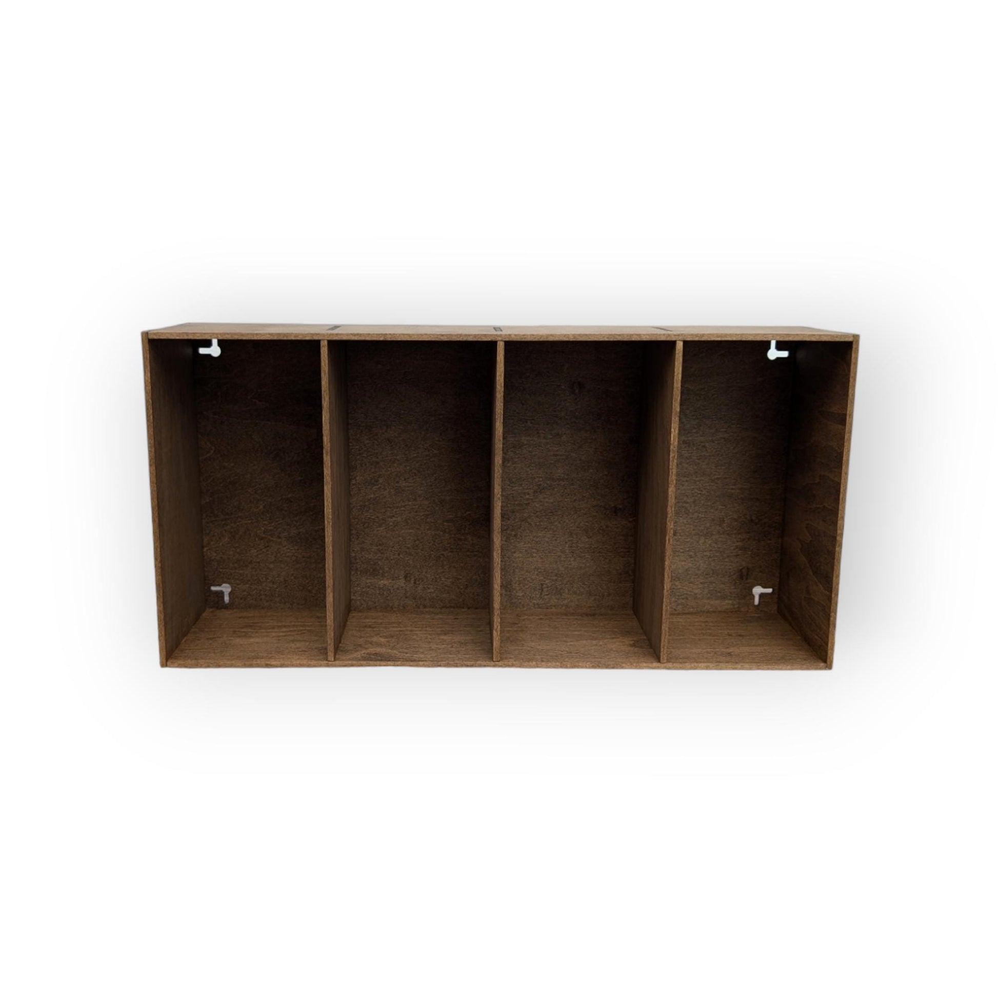 4 Compartment Wooden Display Shelf 5"x10"