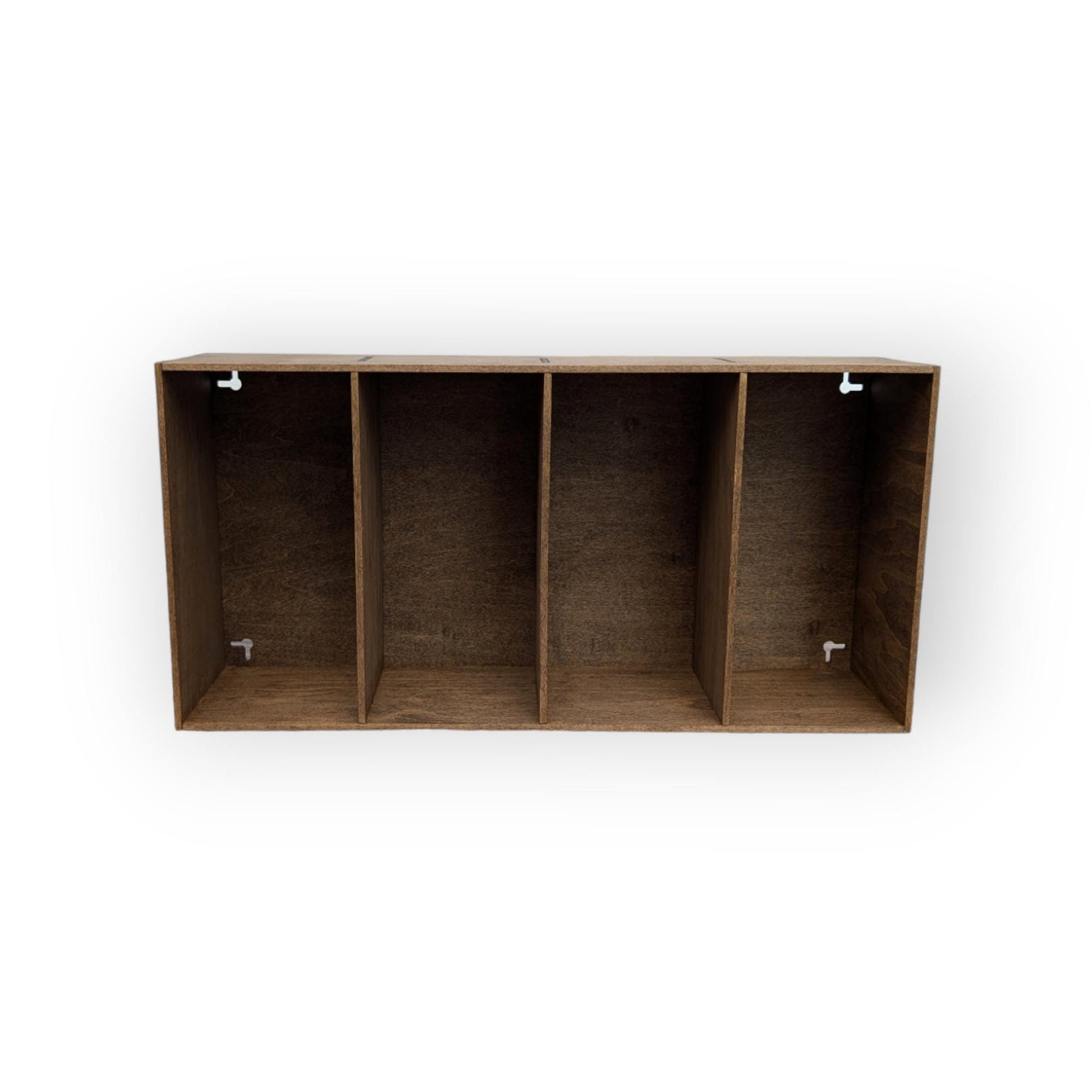 4 Compartment Wooden Display Shelf - 5x10 - Trinket Shelf - Curio Cabinet