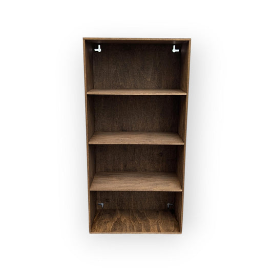 4 Compartment Wooden Display Shelf - 5x10 - Trinket Shelf - Curio Cabinet