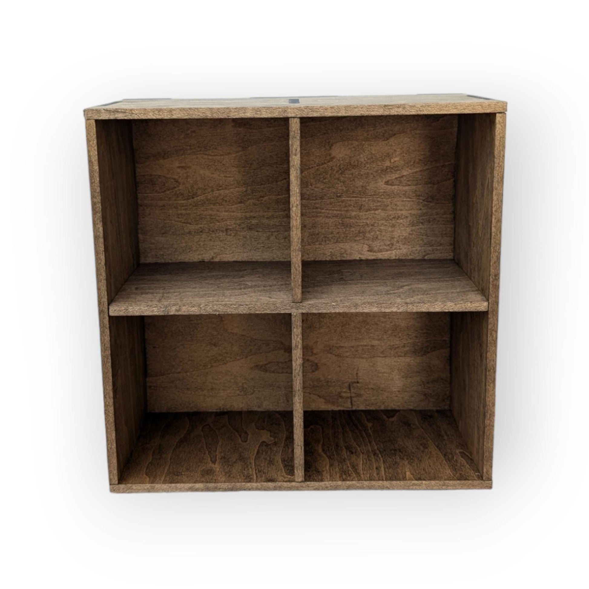 4 Compartment Wooden Display Shelf - 4x4 - Trinket Shelf - Curio Cabinet