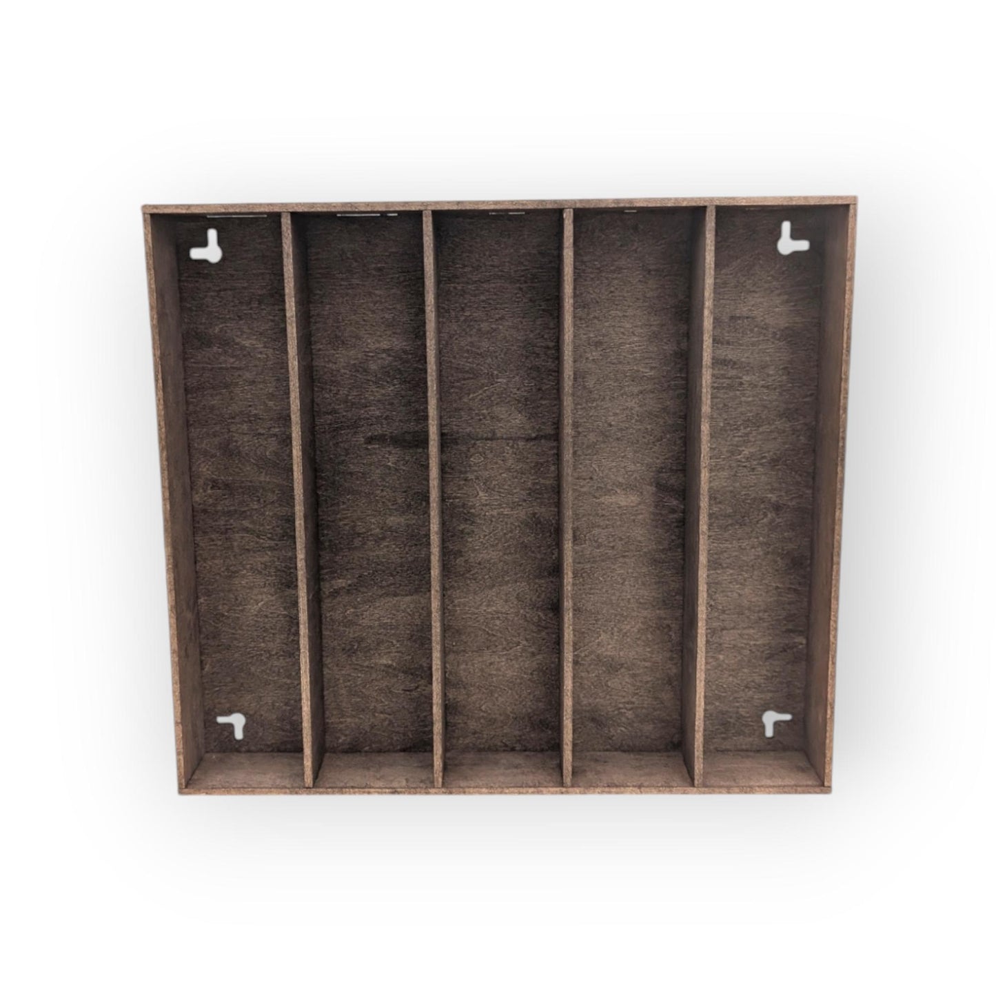 5 Compartment Wooden Display Shelf - 14.5x3 - Trinket Shelf - Curio Cabinet