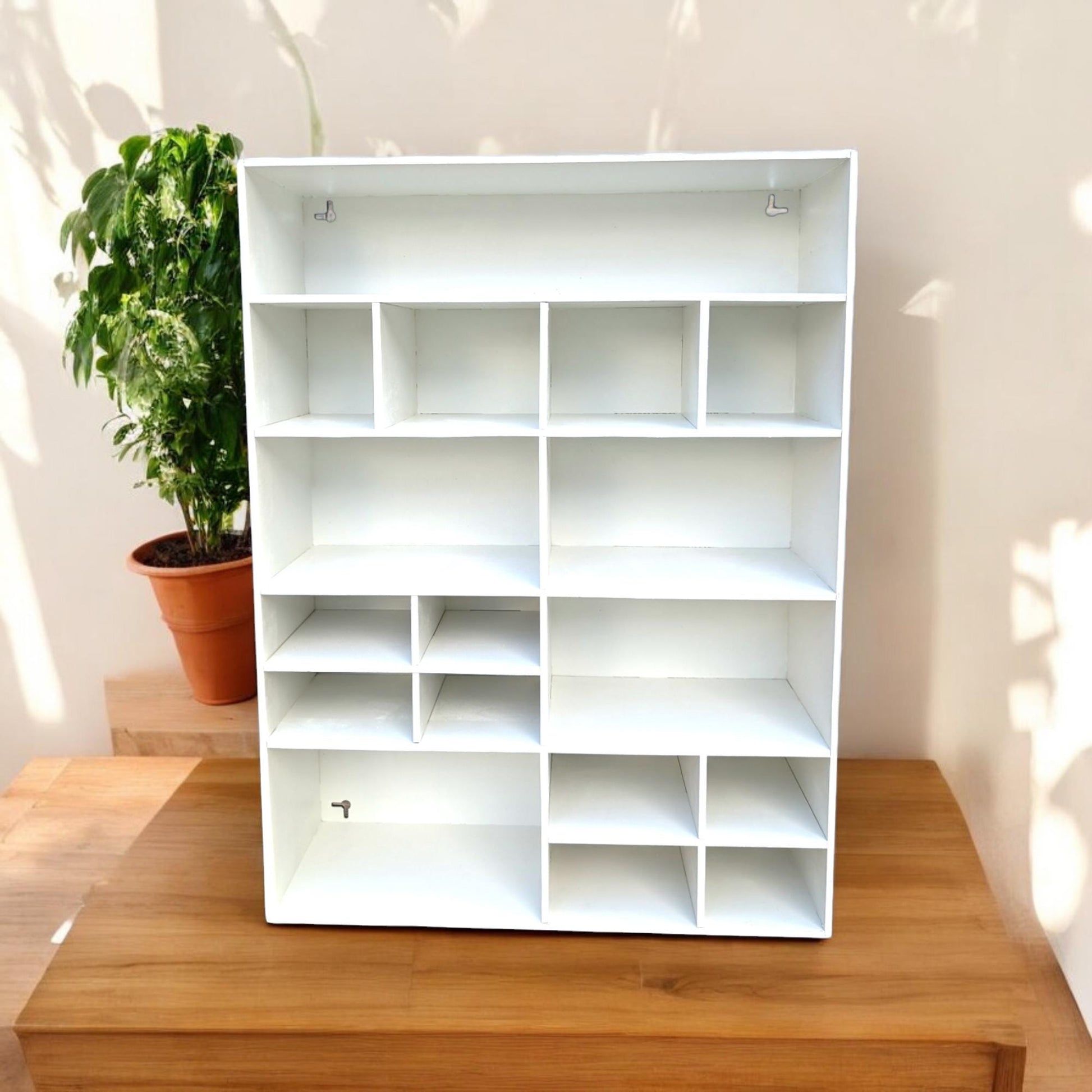 Shadow Box Wooden Display Shelf - Wall Cubby Shelf - Multiple Compartment Sizes - #11 - Trinket Shelf - Curio Cabinet