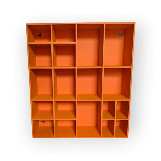 Shadow Box Wooden Display Shelf - Wall Cubby Shelf - Multiple Compartment Sizes - #17c - Trinket Shelf - Curio Cabinet