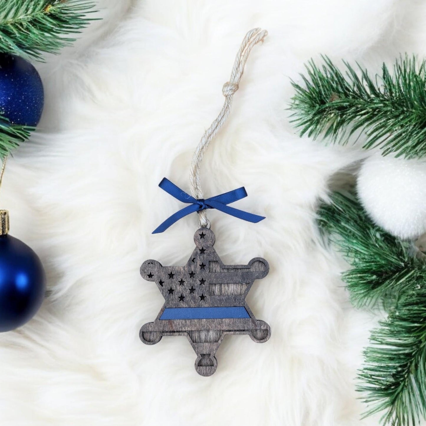 Sheriff Star Ornament