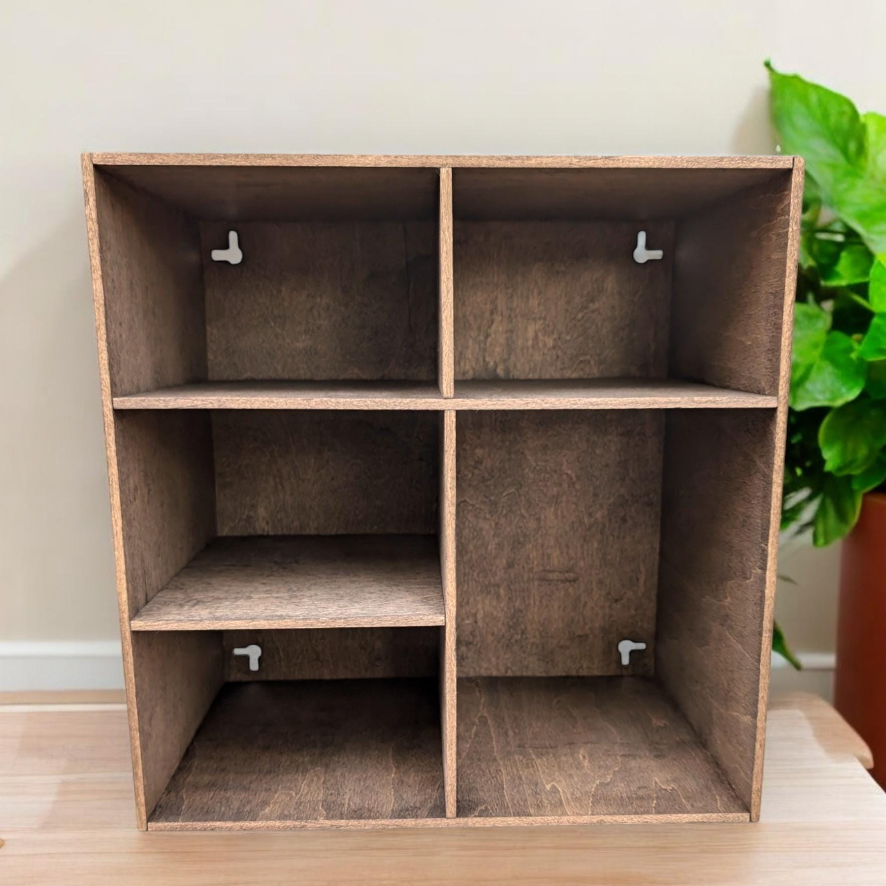 Shadow Box Wooden Display Shelf - Wall Cubby Shelf - Multiple Compartment Sizes - #23 - Trinket Shelf - Curio Cabinet