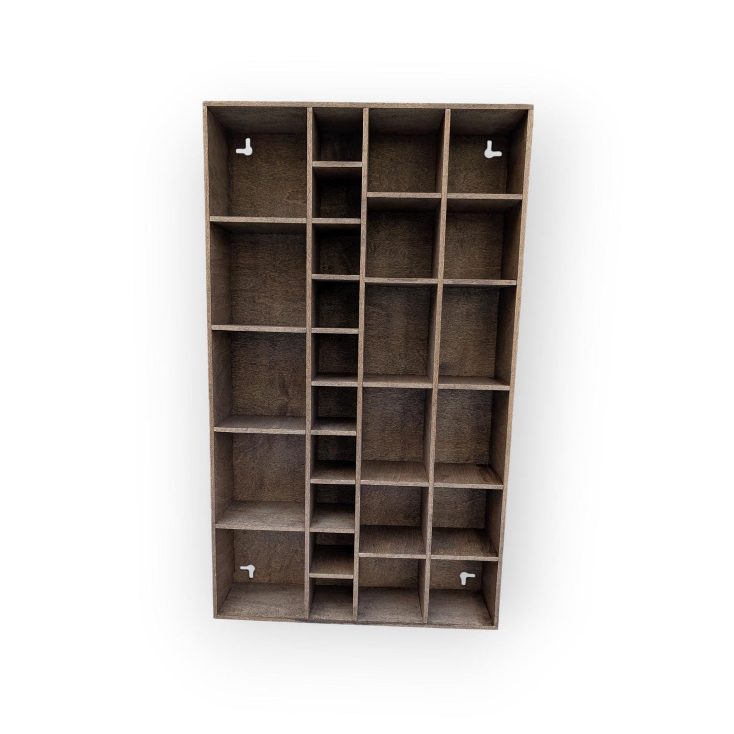 Shadow Box Wooden Display Shelf - Wall Cubby Shelf - Multiple Compartment Sizes - #25 - Trinket Shelf - Curio Cabinet