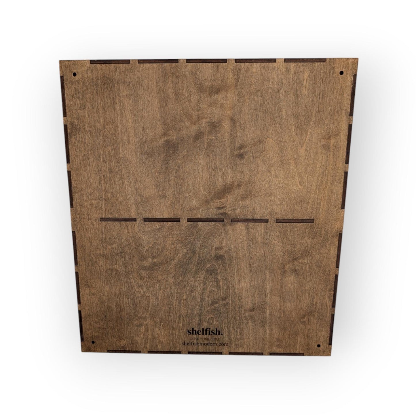 12 Compartment Wooden Display Shelf - 8x14.5 - Trinket Shelf - Curio Cabinet