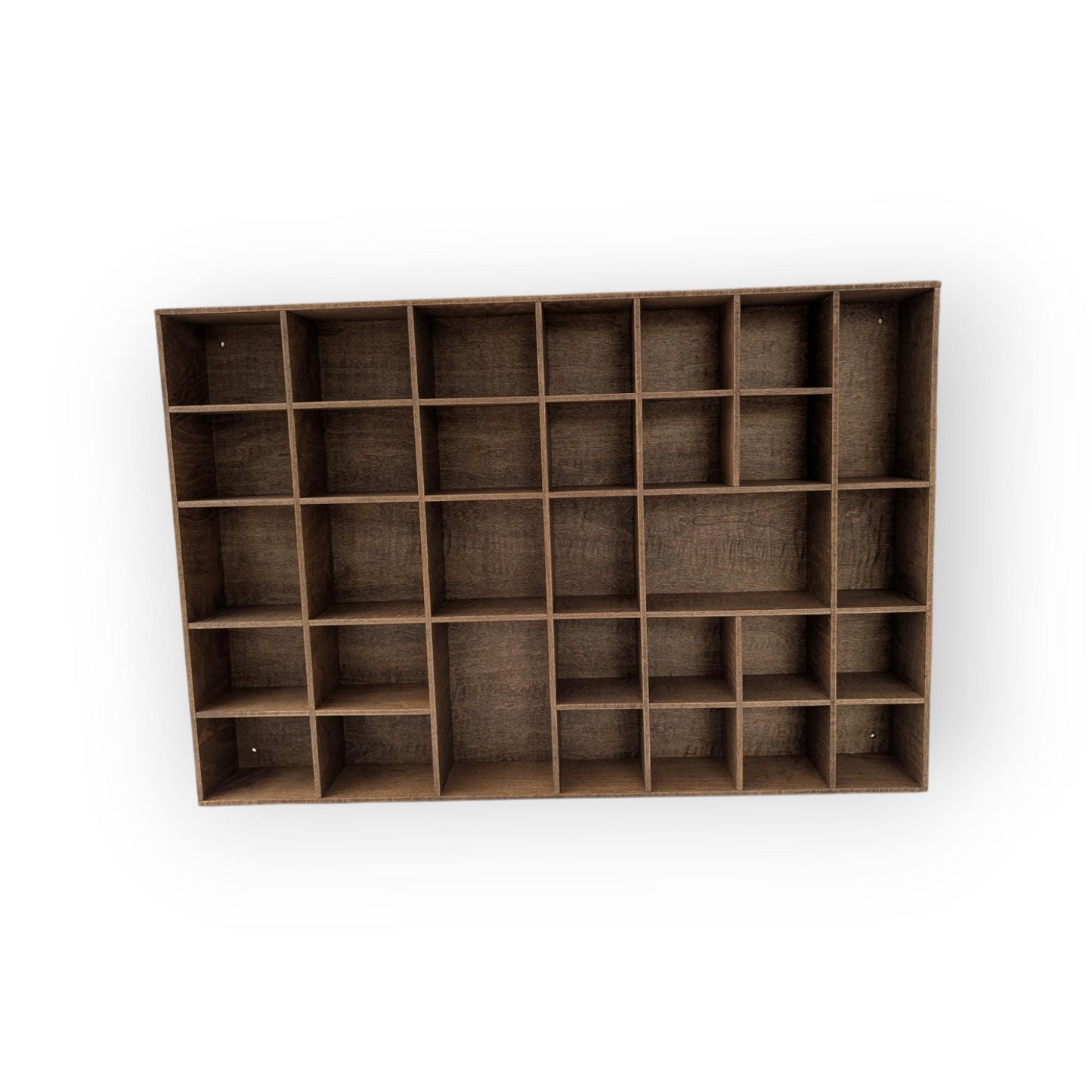 Shadow Box Wooden Display Shelf - Wall Cubby Shelf - Multiple Compartment Sizes - #31 - Trinket Shelf - Curio Cabinet