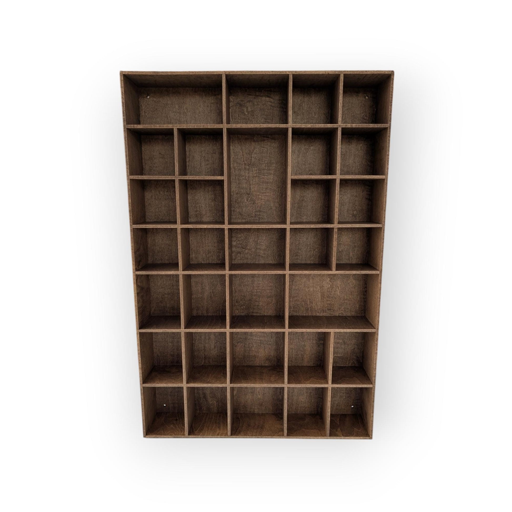 Shadow Box Wooden Display Shelf - Wall Cubby Shelf - Multiple Compartment Sizes - #31 - Trinket Shelf - Curio Cabinet