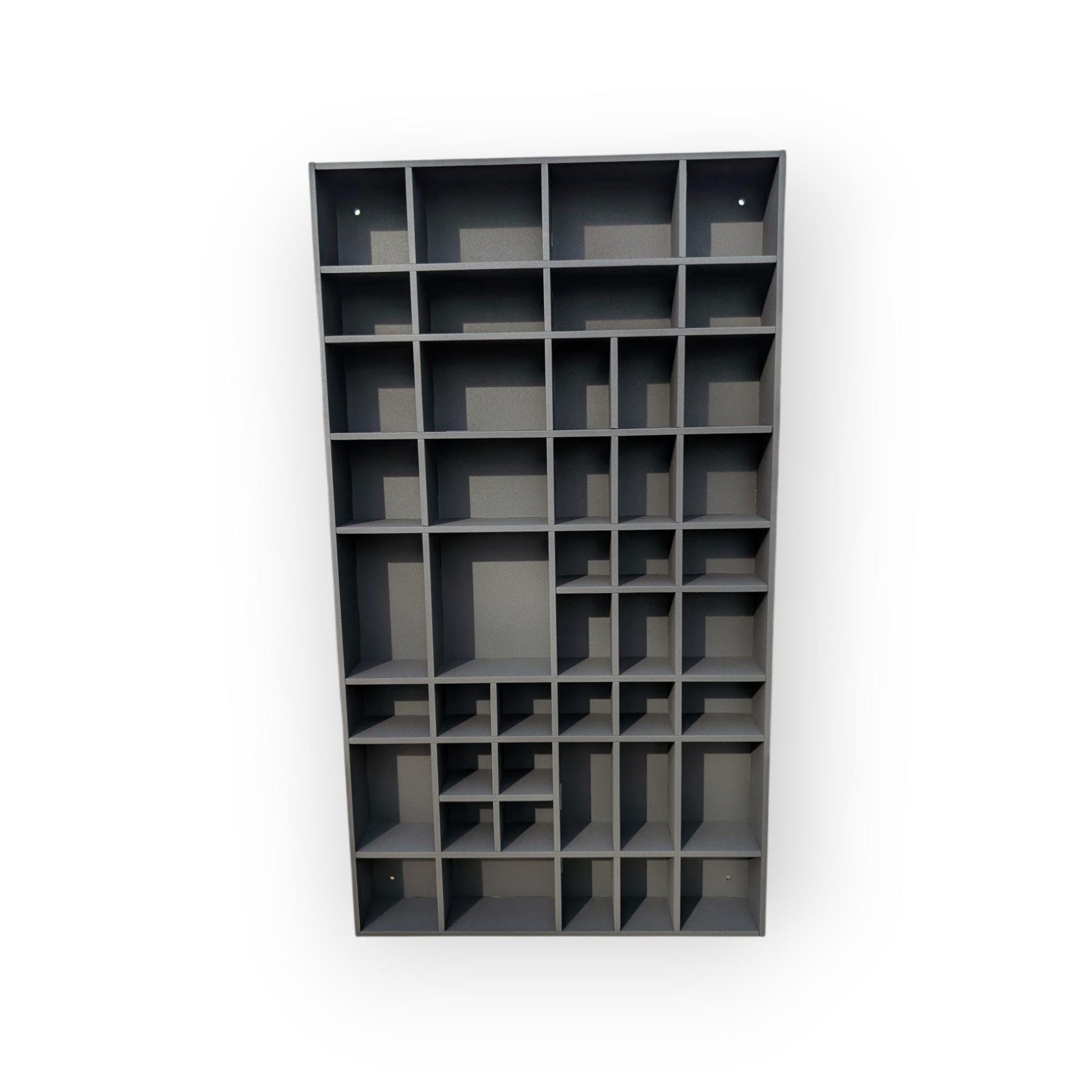 Shadow Box Wooden Display Shelf - Wall Cubby Shelf - Multiple Compartment Sizes - #34A - Trinket Shelf - Curio Cabinet