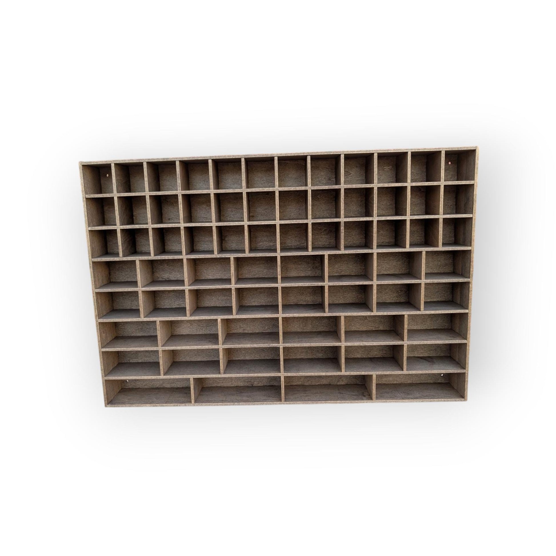 Shadow Box Wooden Display Shelf - Wall Cubby Shelf - Multiple Compartment Sizes - #33 - Trinket Shelf - Curio Cabinet
