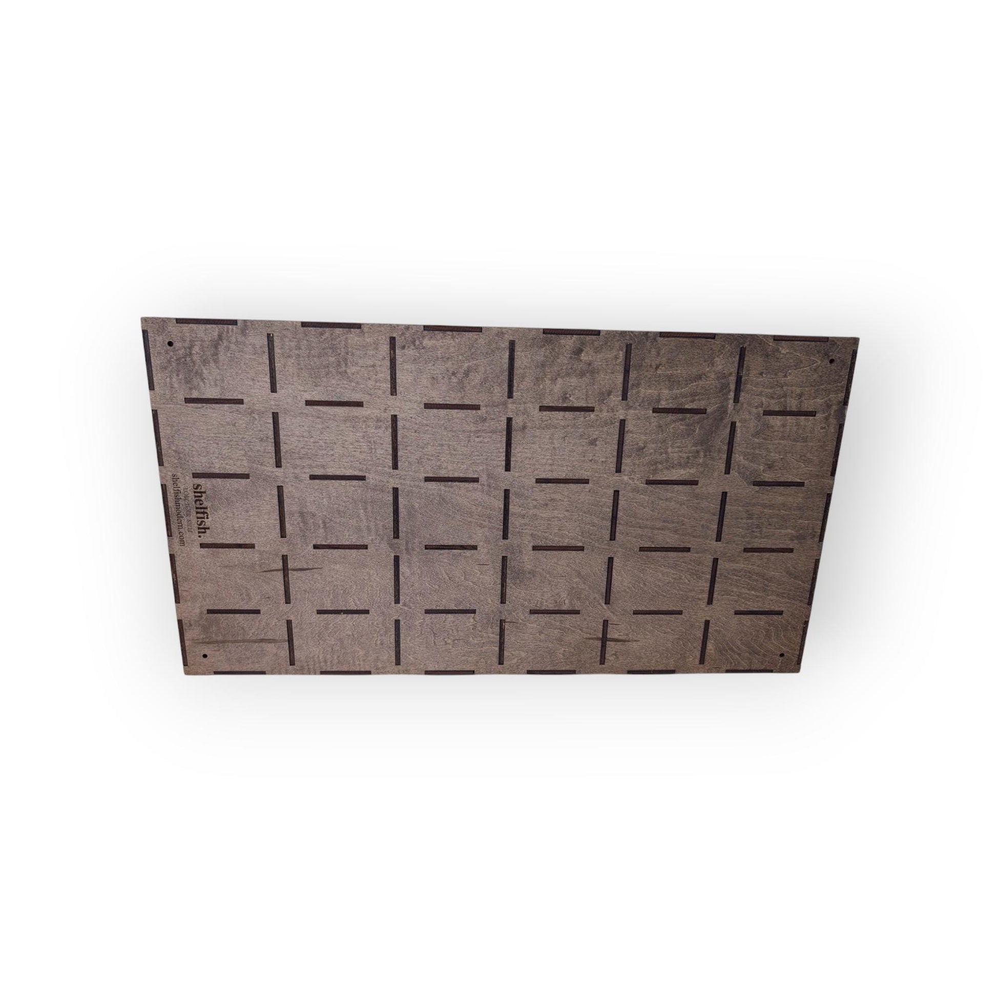 30 Compartment Wooden Display Shelf - 4x2.5 - Trinket Shelf - Curio Cabinet