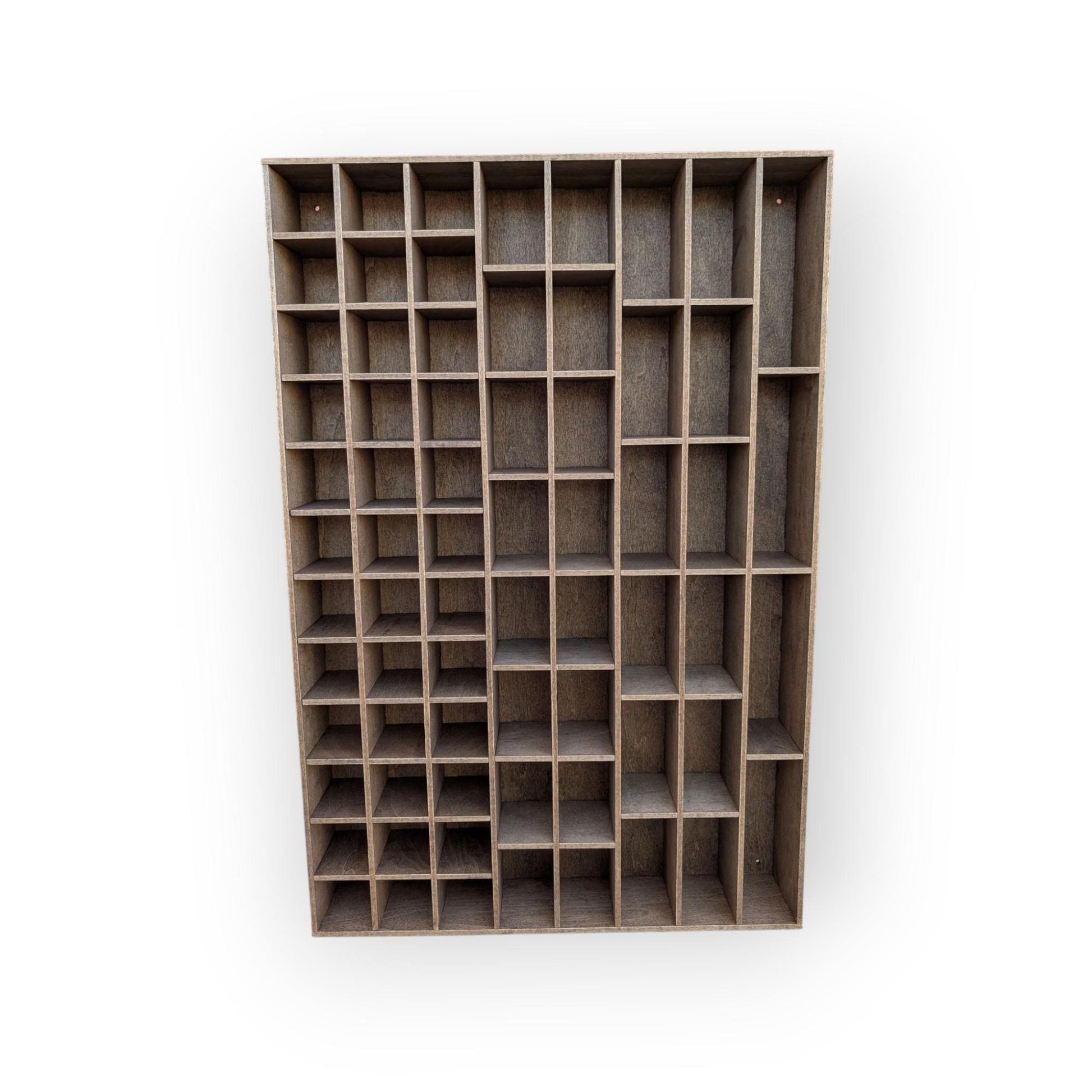 Shadow Box Wooden Display Shelf - Wall Cubby Shelf - Multiple Compartment Sizes - #33 - Trinket Shelf - Curio Cabinet