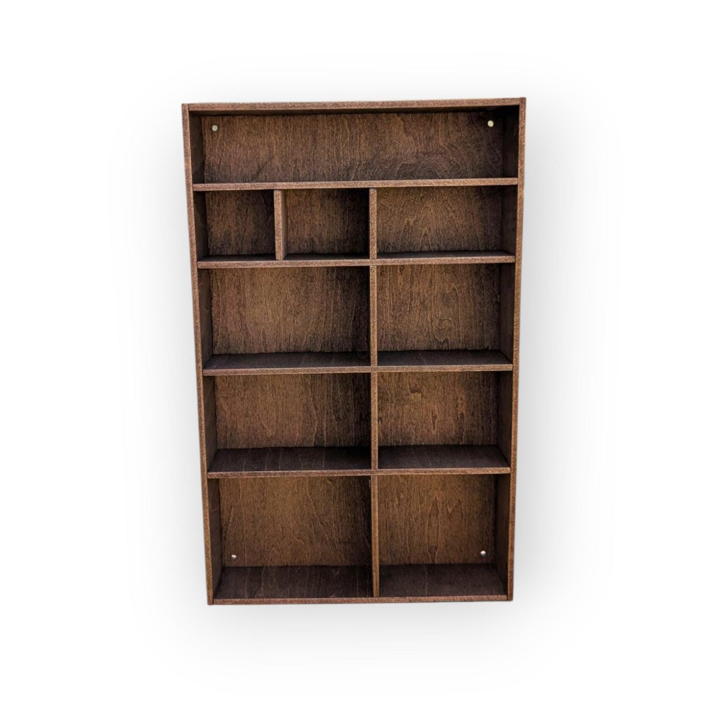 Multi Compartment Wooden Display Shelf-Crystal Display Shelf- Curio Cabinet- Knick Knack Display - Printer Tray -Figure Organizer Display #4