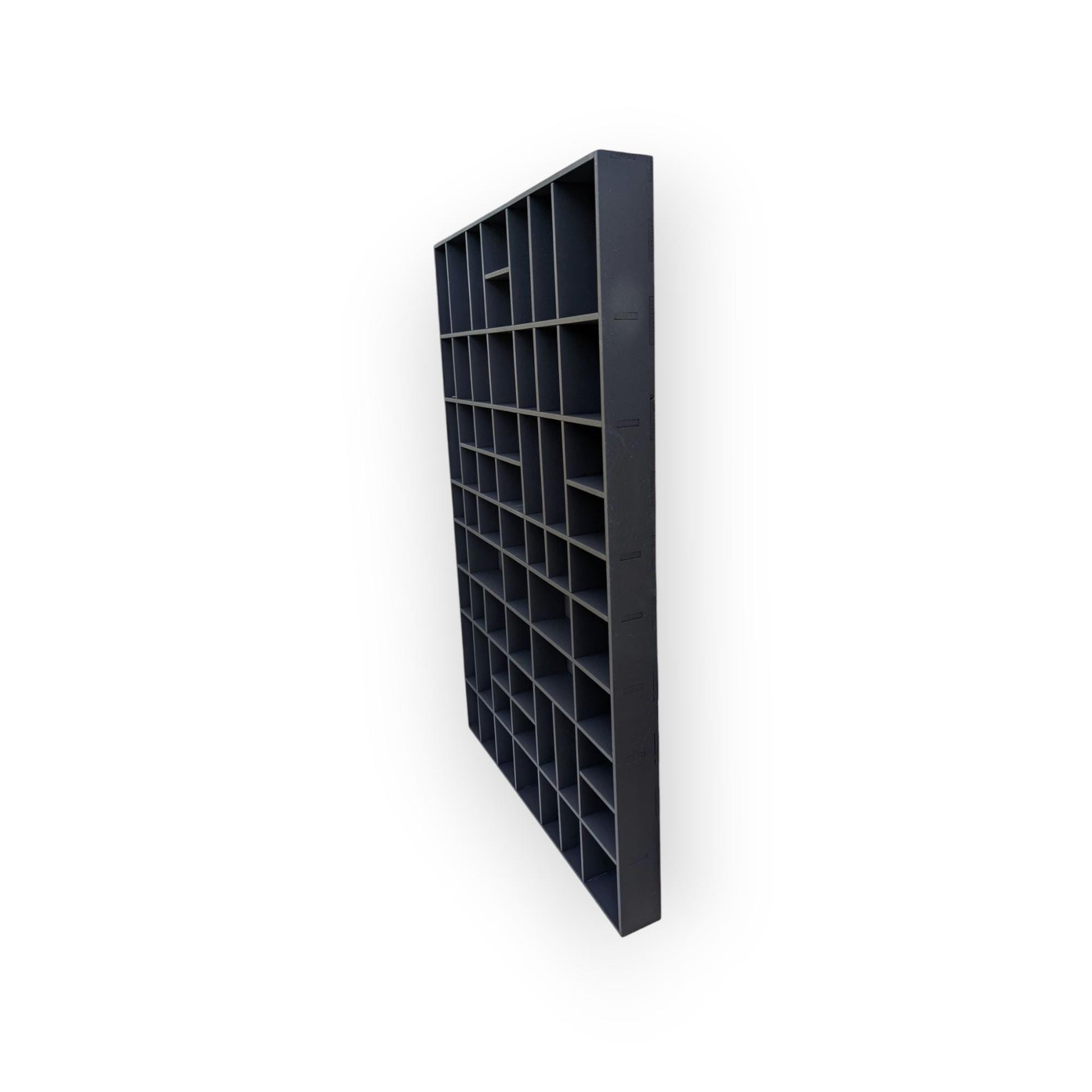 Multi Compartment Wooden Display Shelf-Crystal Display Shelf-Curio Cabinet- Knick Knack Display - Printer Tray -Figure Organizer Display #12