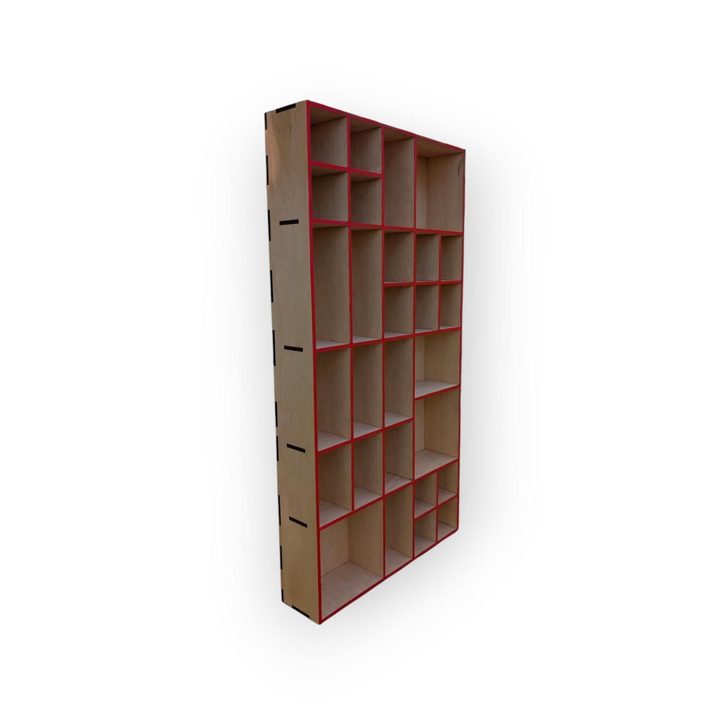 Shadow Box Wooden Display Shelf - Wall Cubby Shelf - Multiple Compartment Sizes - #38 - Trinket Shelf - Curio Cabinet