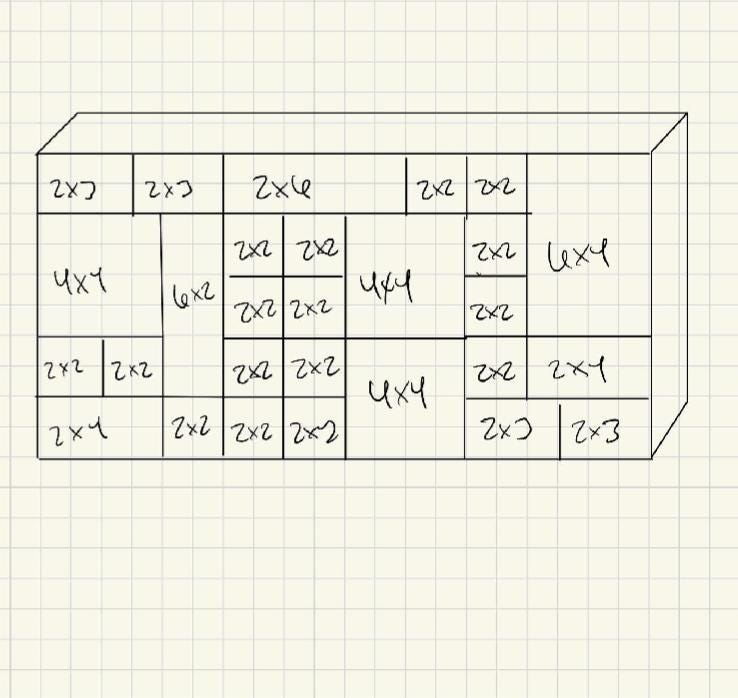 Shadow Box Wooden Display Shelf - Wall Cubby Shelf - Multiple Compartment Sizes - #37 - Trinket Shelf - Curio Cabinet