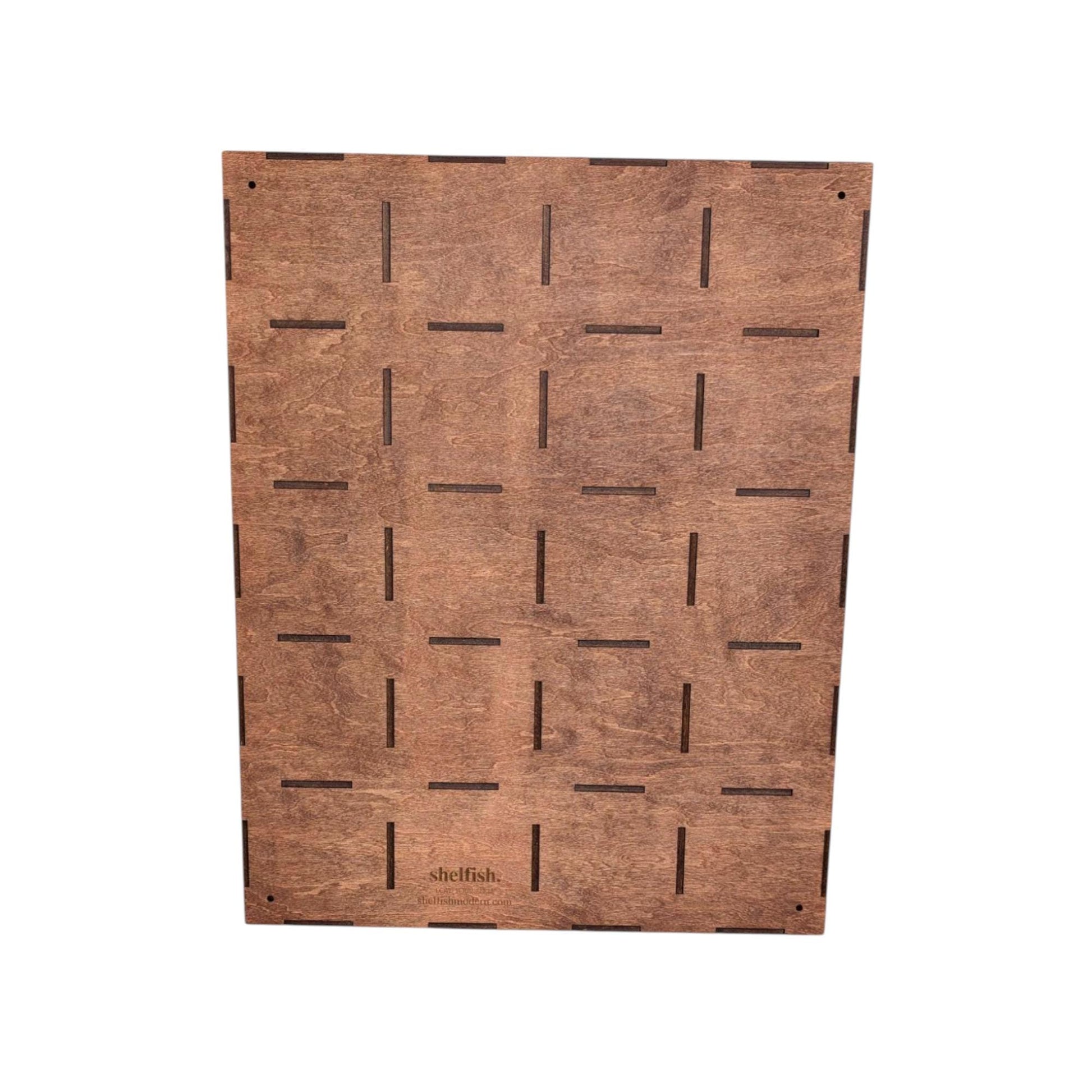 20 Compartment Wooden Display Shelf - 4x4 - Trinket Shelf - Curio Cabinet