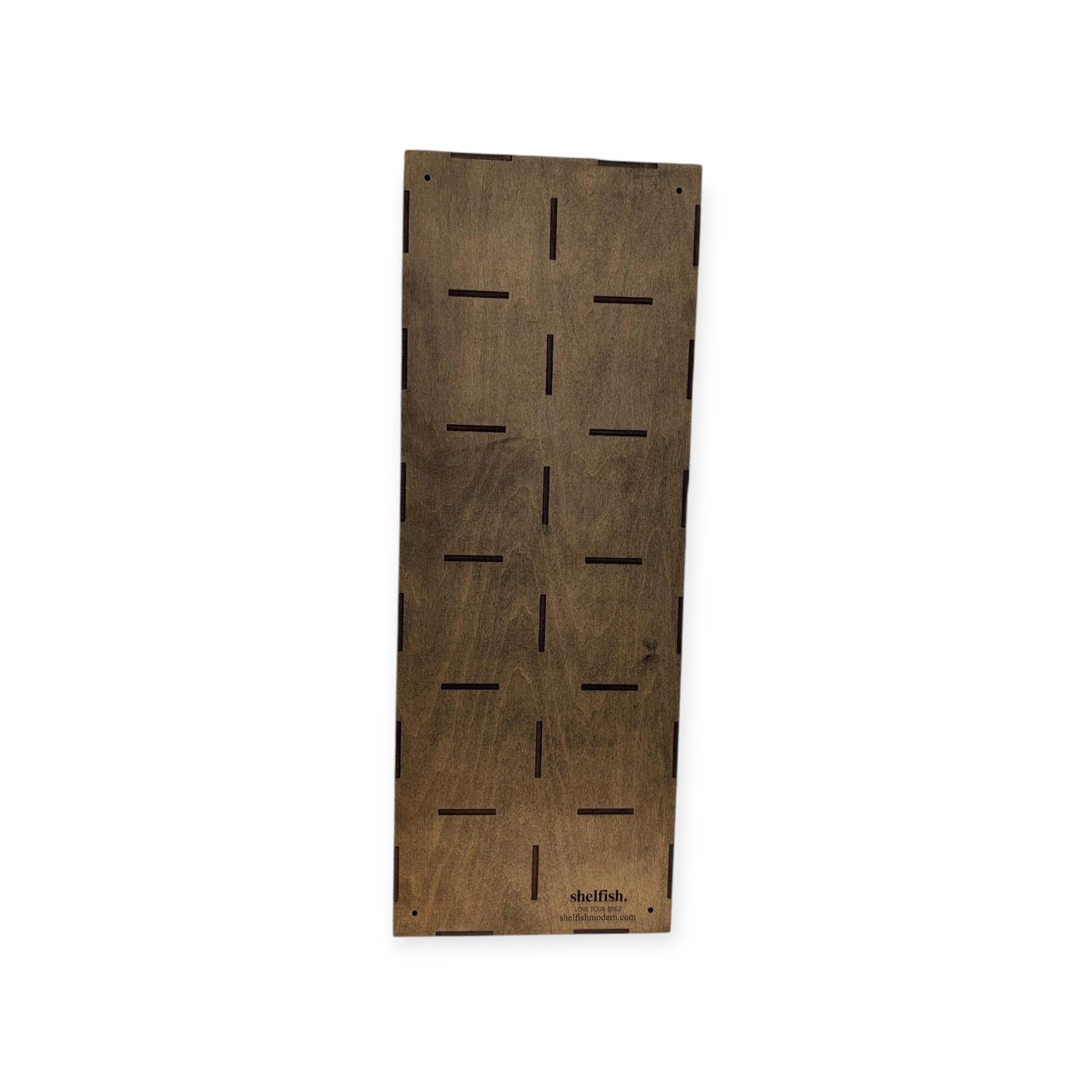 12 Compartment Wooden Display Shelf - 4.75x4.3 - Trinket Shelf - Curio Cabinet