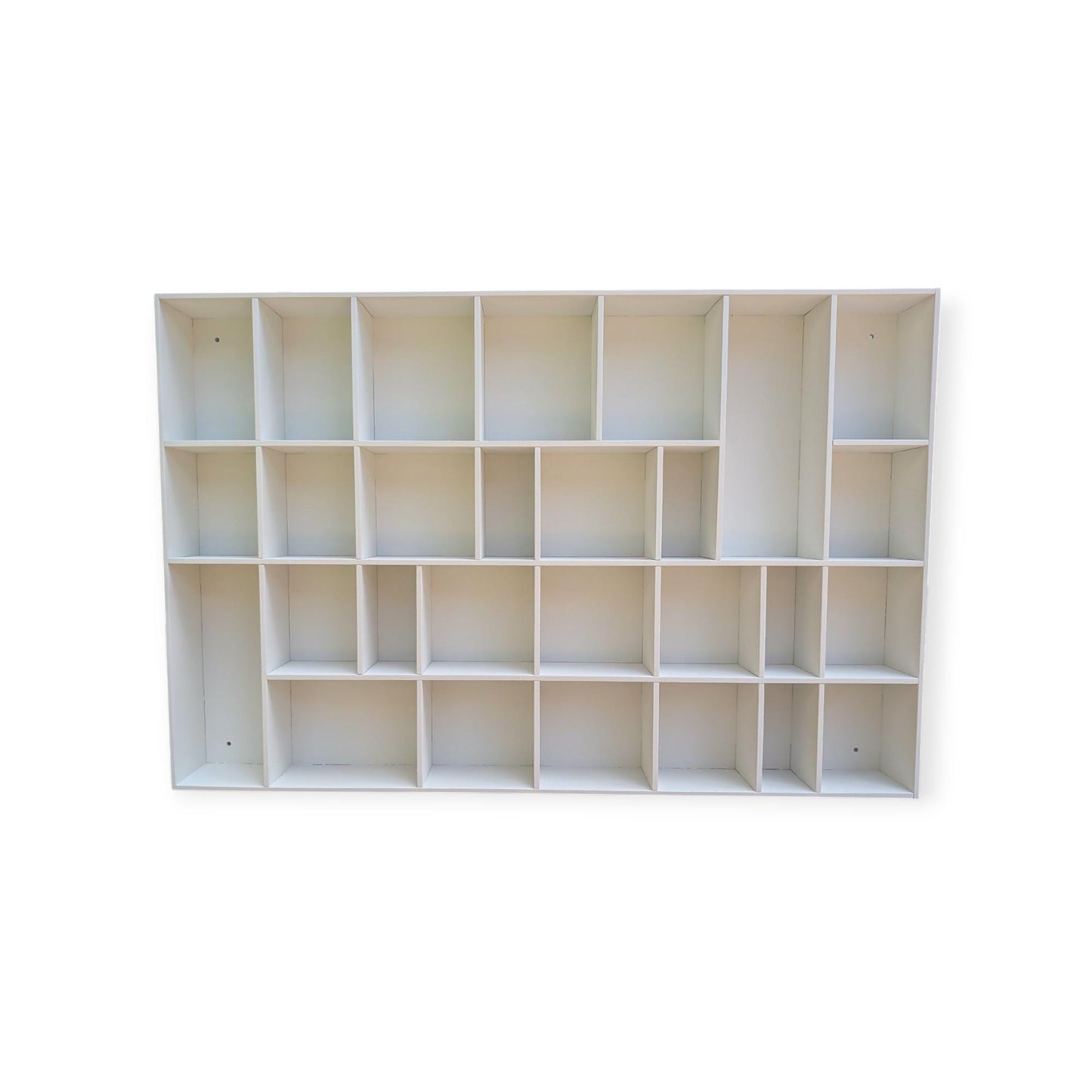 Shadow Box Wooden Display Shelf - Wall Cubby Shelf - Multiple Compartment Sizes - #44b - Trinket Shelf - Curio Cabinet