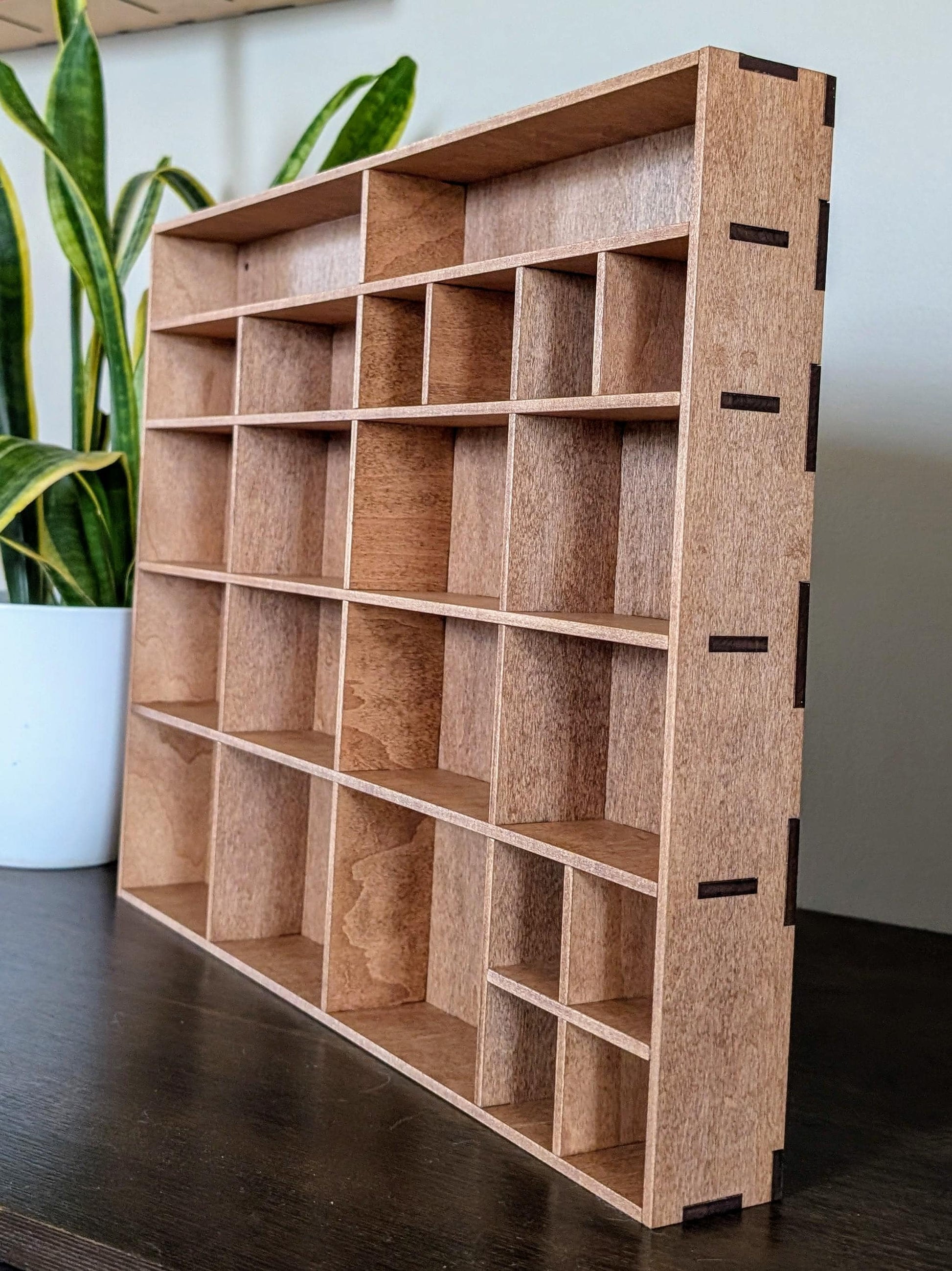 Shadow Box Wooden Display Shelf - Wall Cubby Shelf - Multiple Compartment Sizes - #1 - Trinket Shelf - Curio Cabinet
