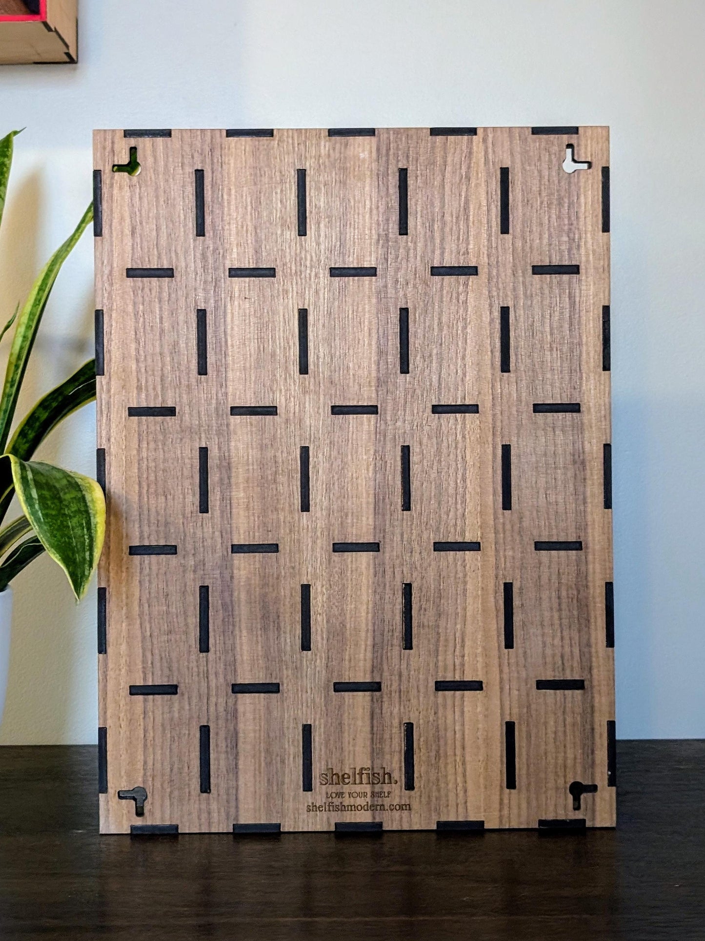 25 Compartment Wooden Display Shelf - 3.5x2.5 - Trinket Shelf - Curio Cabinet