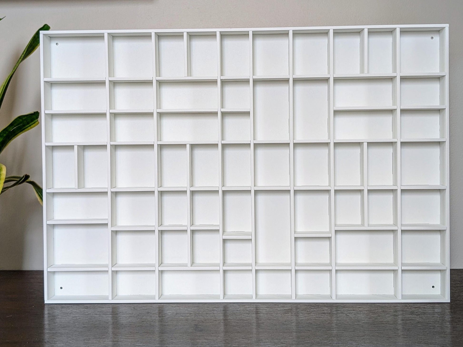Shadow Box Wooden Display Shelf - Wall Cubby Shelf - Multiple Compartment Sizes - #12 - Trinket Shelf - Curio Cabinet